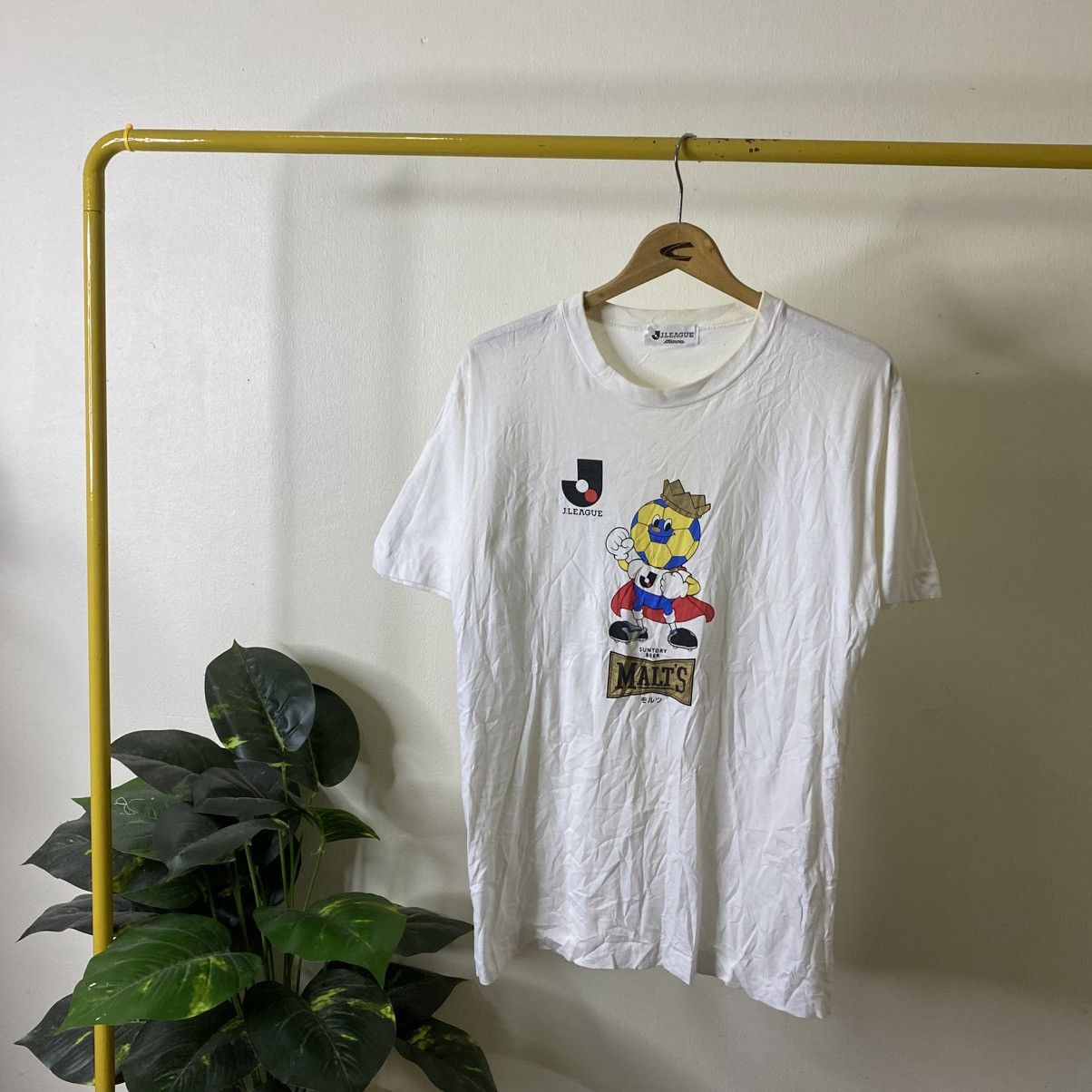 Vintage 1990s Suntory Beer Malts x J League Sponsor T Shirt Size US M / EU 48-50 / 2 - 1 Thumbnail