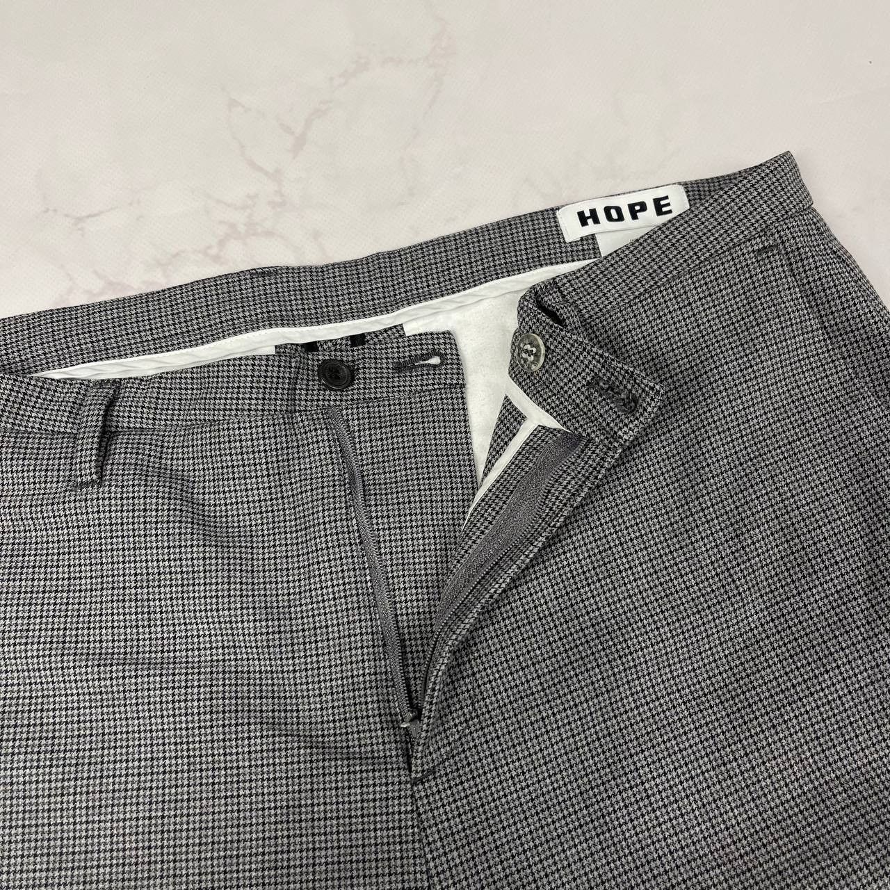 Hope HOPE Stockholm Casual Trousers Man Grey plaid pants Size US 32 / EU 48 - 5 Thumbnail
