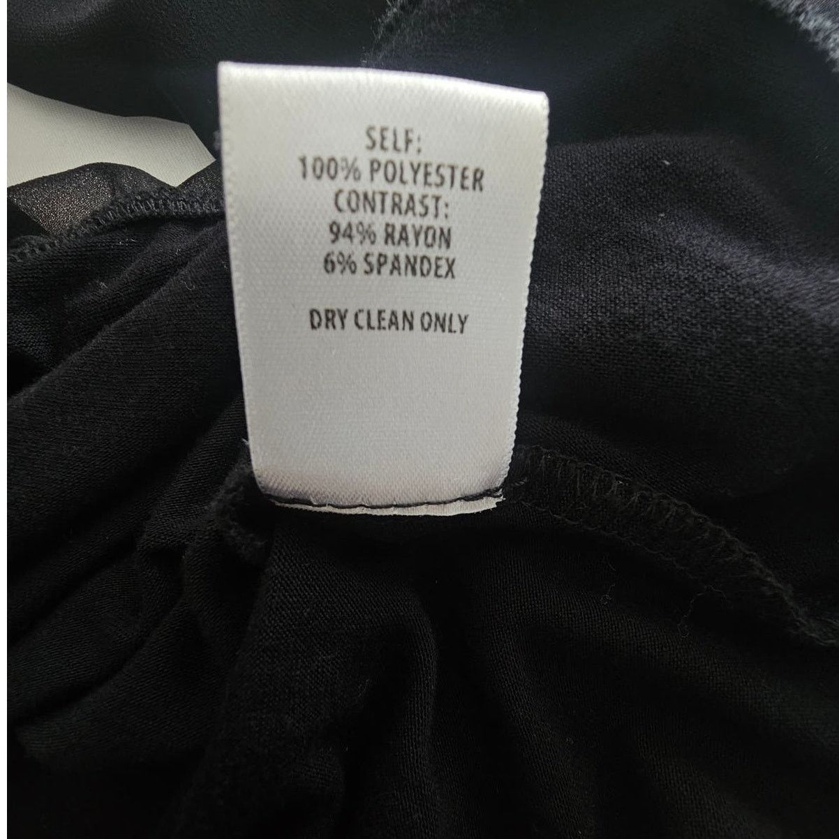 Bailey 44 EUC BAILEY 44 Black Sheer Chiffon Blouse w/Attached Cami XS Size XS / US 0-2 / IT 36-38 - 10 Thumbnail