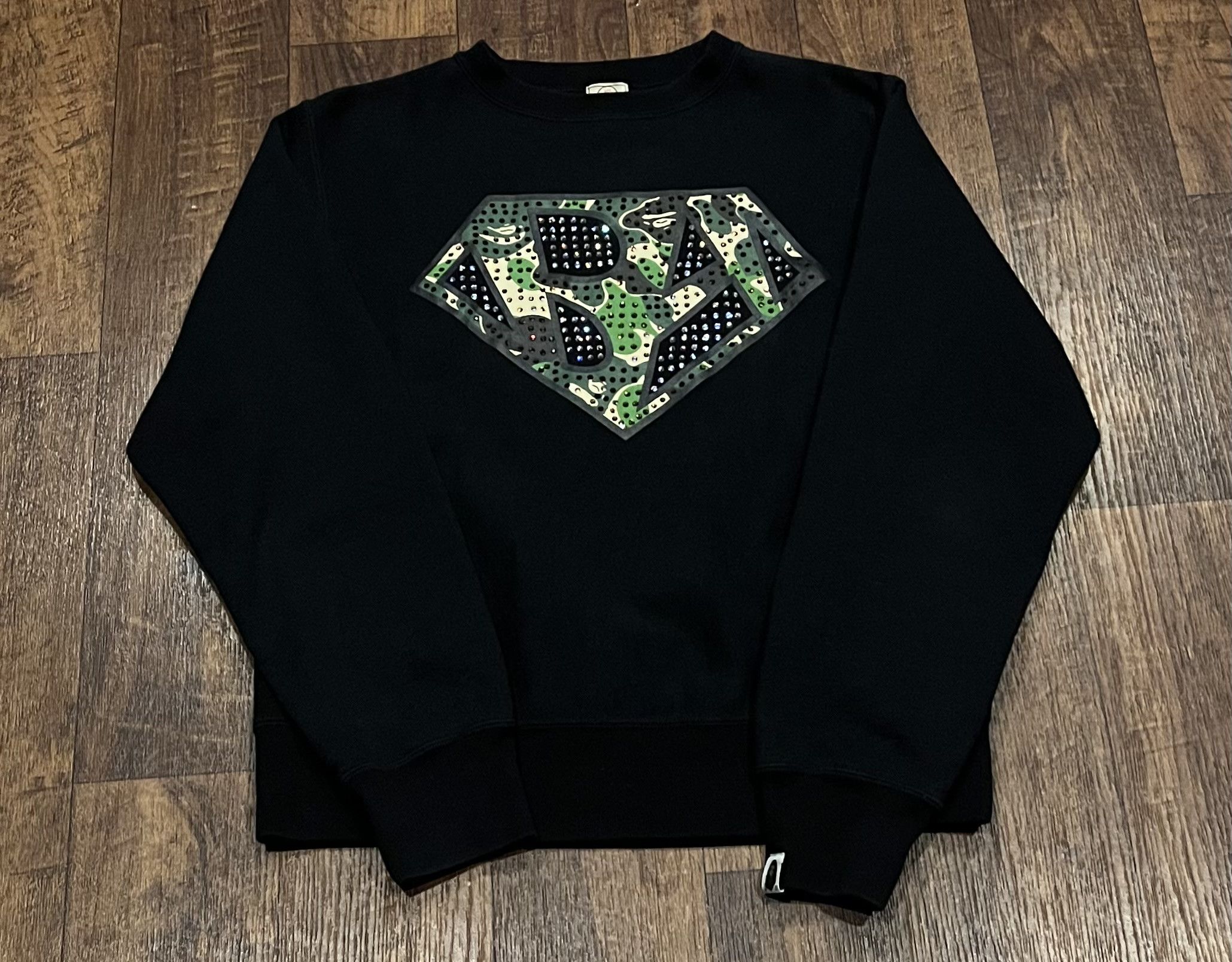 Bape Bape Swarovski camo crew neck pullover sweatshirt Size US XS / EU 42 / 0 - 1 Thumbnail