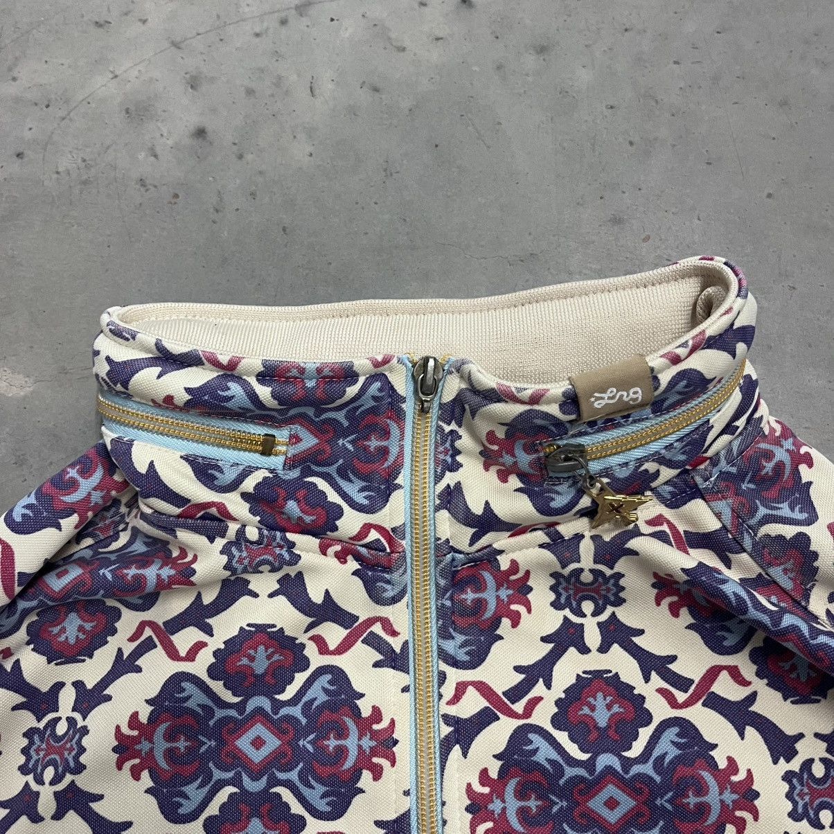 LRG × Vintage CRAZY LRG Y2K Zip up Floral Eastern Pattern Coat Rich XXL Size US XXL / EU 58 / 5 - 4 Thumbnail