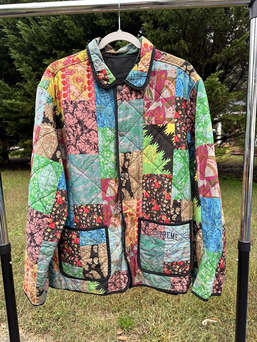 Supreme reversible patchwork Jacket L-