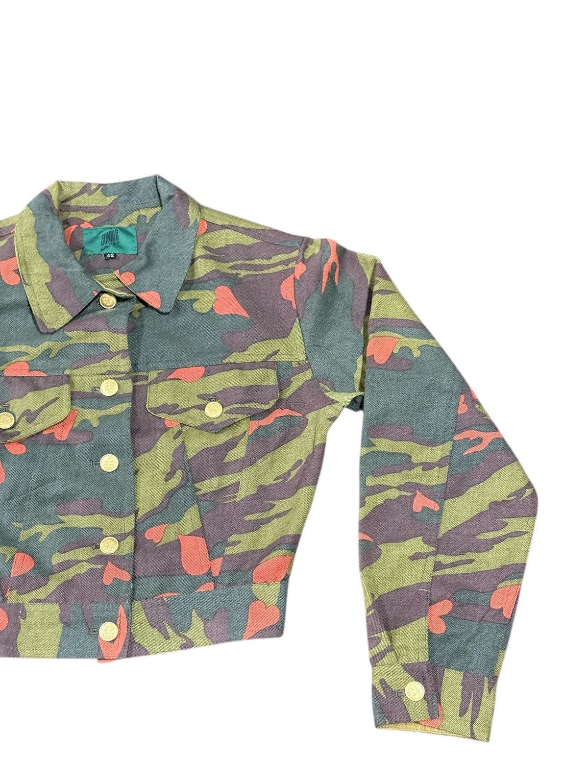 Jean Paul Gaultier RARE VINTAGE JUNIOR GAUTIER 90s CAMO JACKET Size S / US 4 / IT 40 - 4 Thumbnail