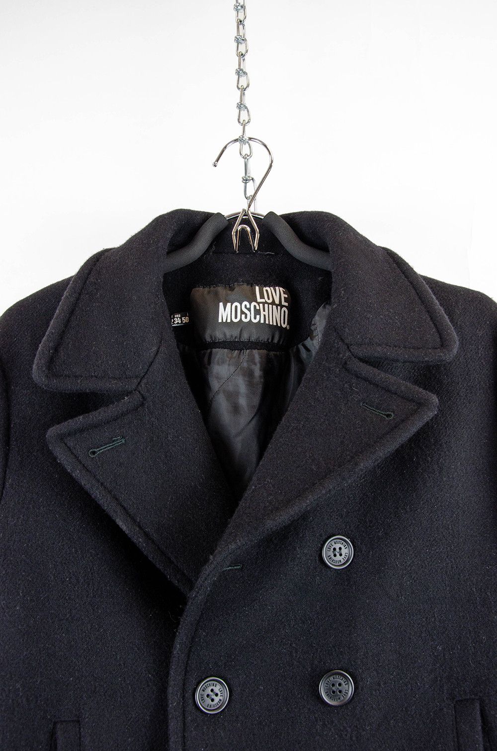Moschino Love Moschino Psychobilly Peacoat – Size 50 Size US L / EU 52-54 / 3 - 7 Thumbnail