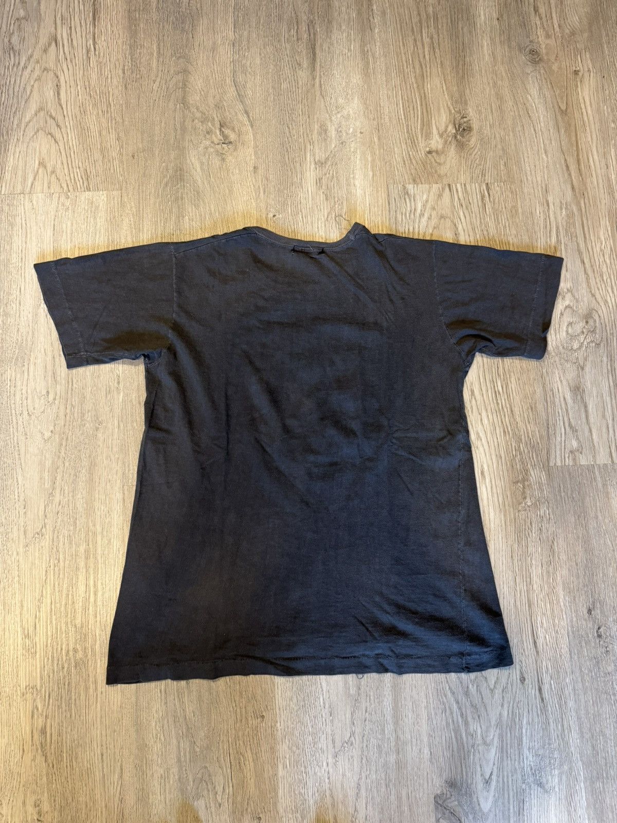 Issey Miyake VINTAGE ISSEY MIYAKE DISTRESSED BLACK T SHIRT Size S / US 4 / IT 40 - 5 Thumbnail