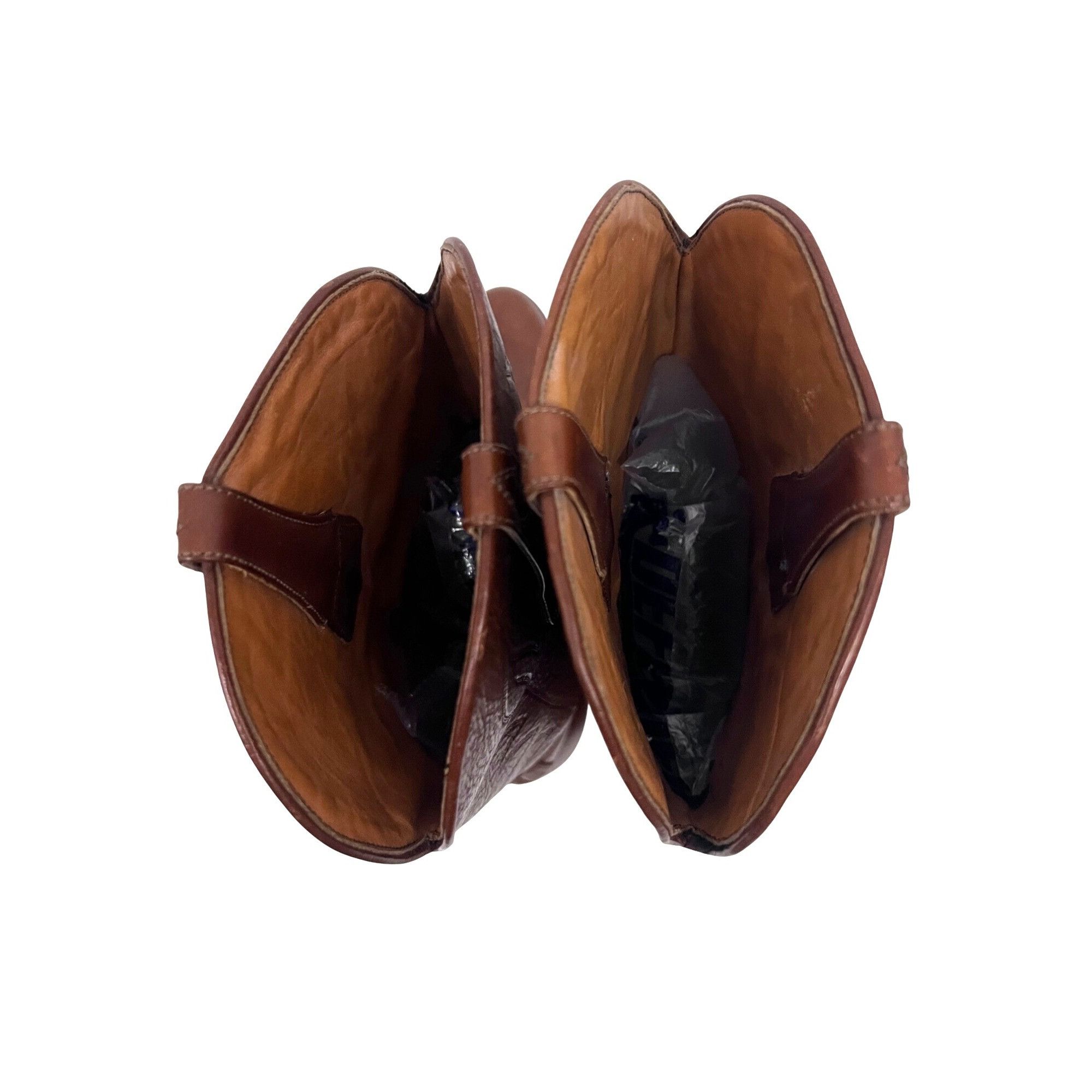 Other Arfango Mens Vintage Brown Italian Leather Western Cowboy Bo Size US 10 / EU 43 - 5 Thumbnail