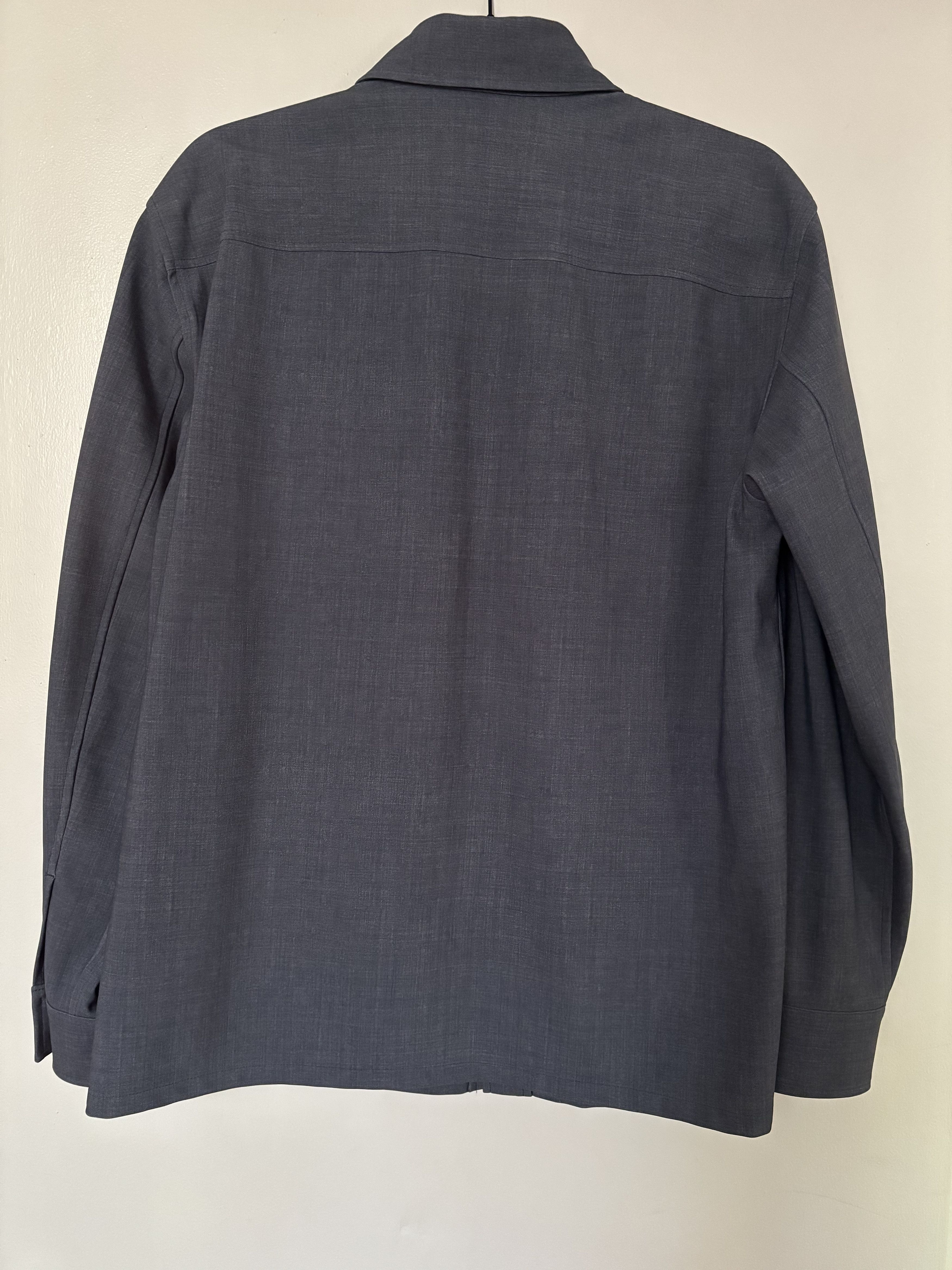 Theory Theory Men's Clyfford Precision Ponte Shirt Jacket in Blue S Size US S / EU 44-46 / 1 - 3 Thumbnail