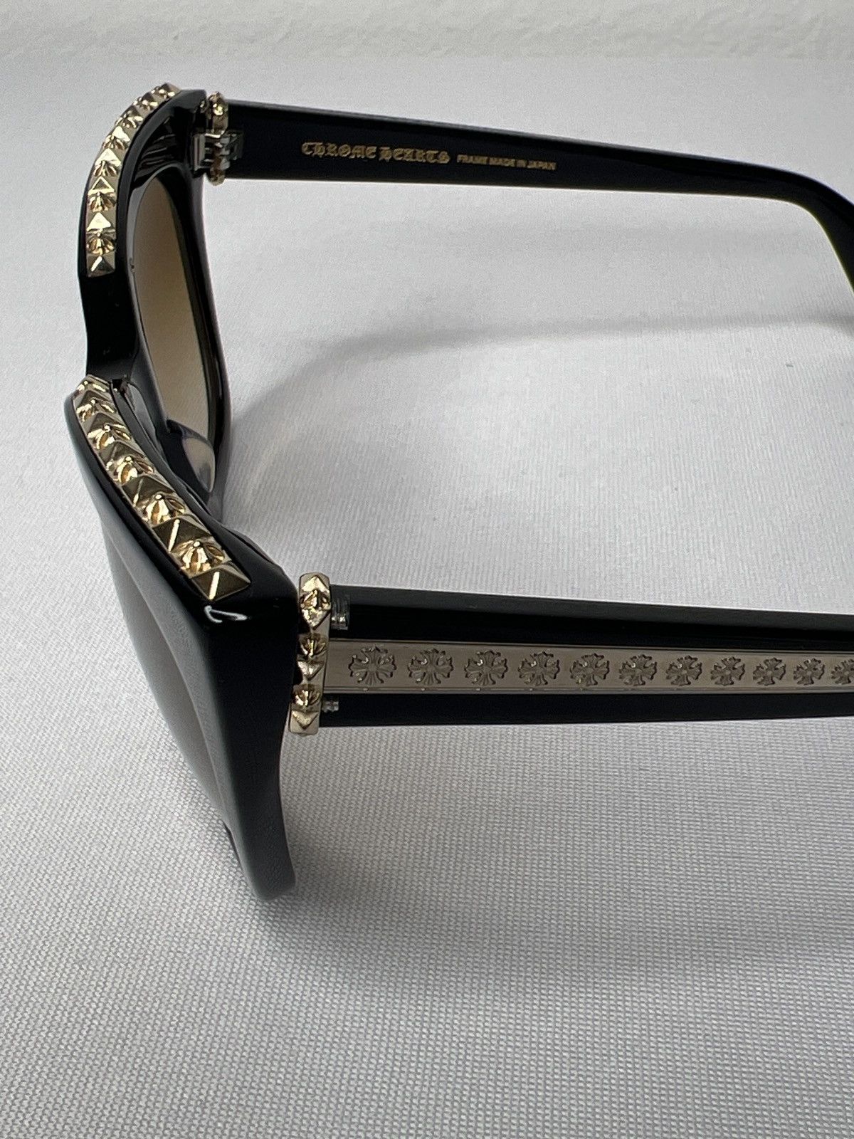 Chrome Hearts Chrome Hearts Glitter Goo I Black Gold Stud 53-19-145 Size ONE SIZE - 8 Thumbnail