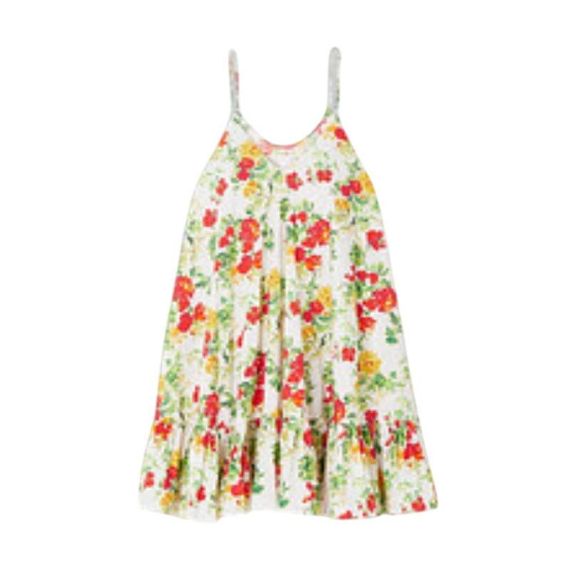 CAROLINE CONSTAS Laurel ruffled floral-print cotton-blend poplin mini dress Size L / US 10 / IT 46 - 1 Thumbnail