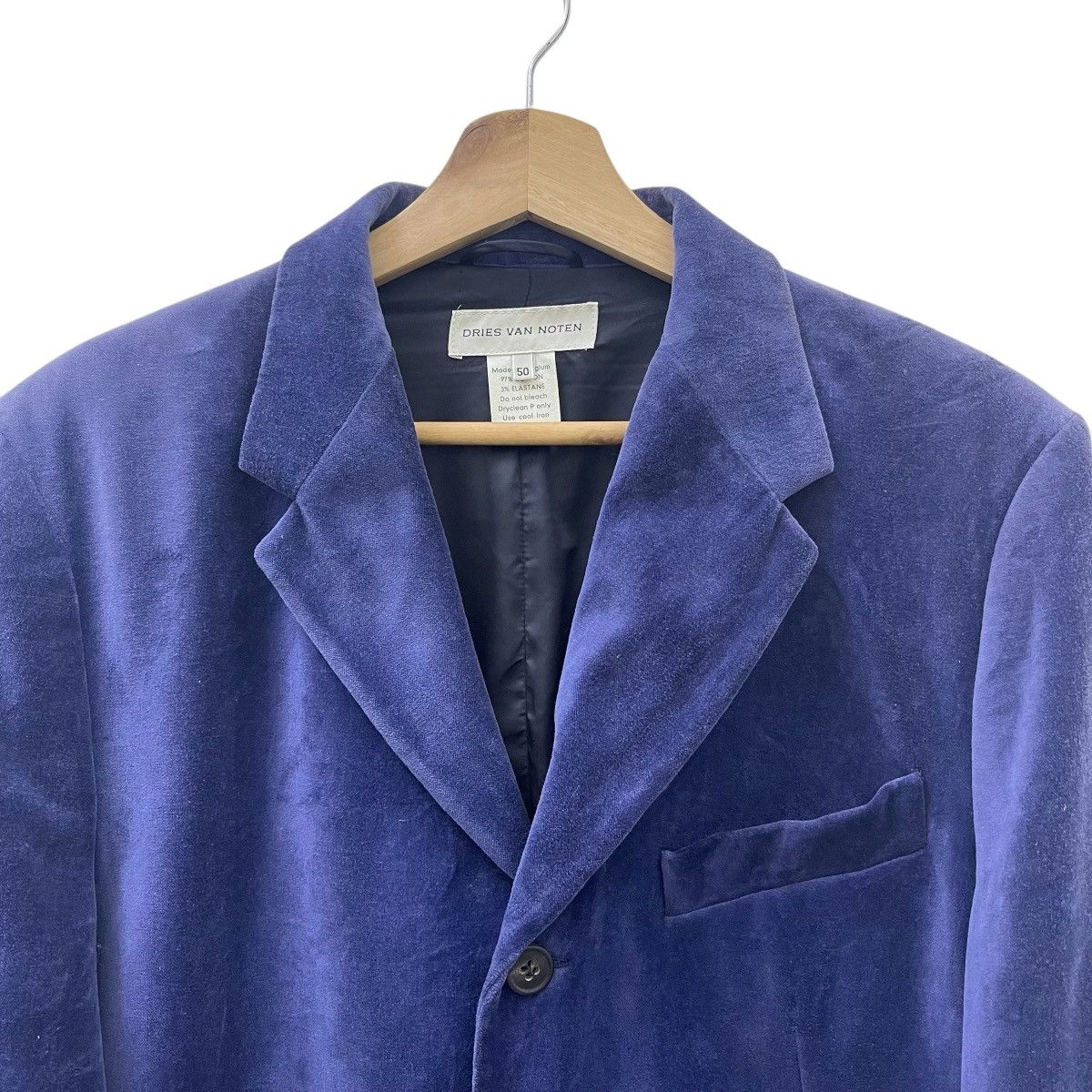 Dries Van Noten Vintage Dries Van Noten Velvet Coat Jacket Size US L / EU 52-54 / 3 - 11 Thumbnail