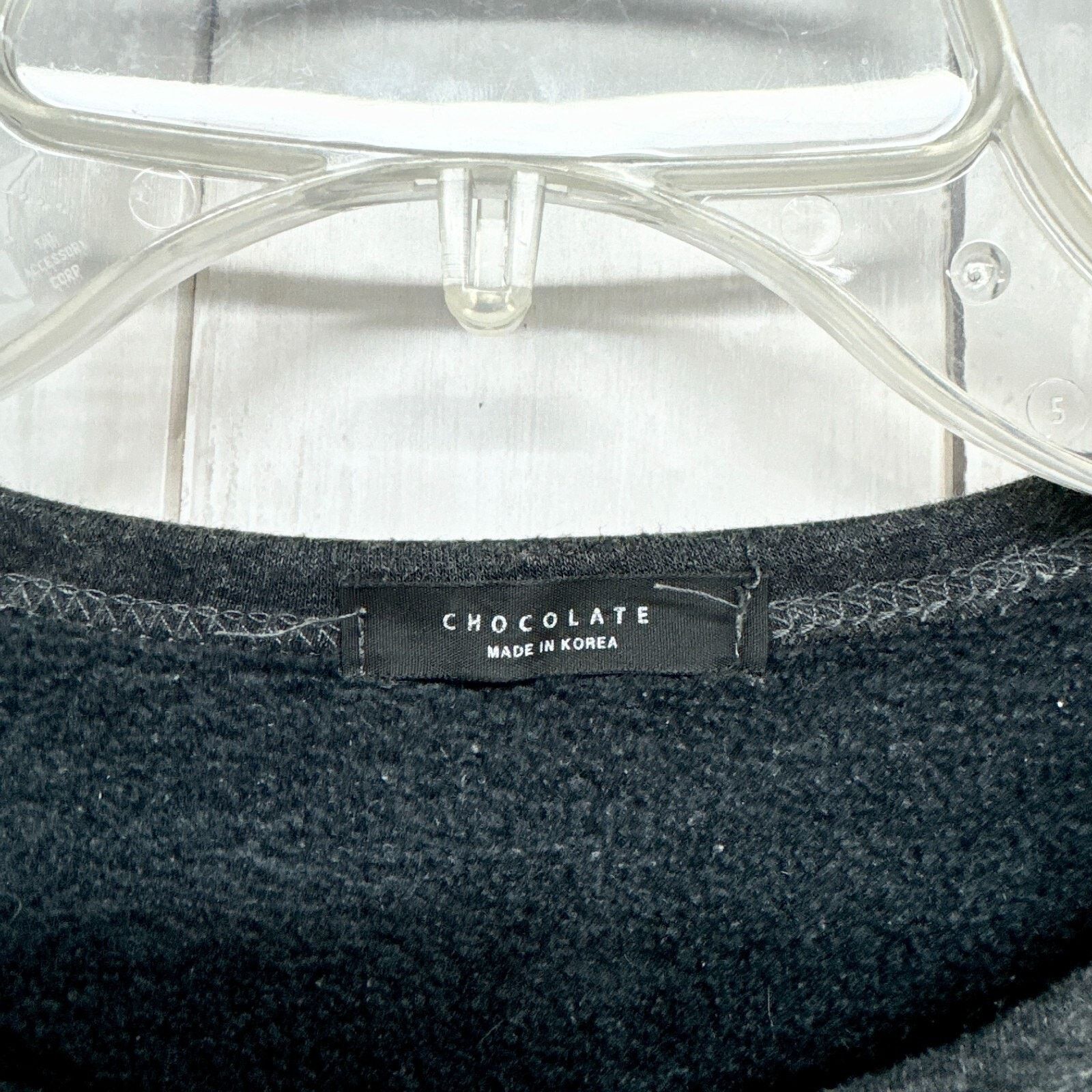 Chocolate Chocolate Dress M Sweatshirt Jersey Heather Gray Crew Midi Size M / US 6-8 / IT 42-44 - 2 Thumbnail