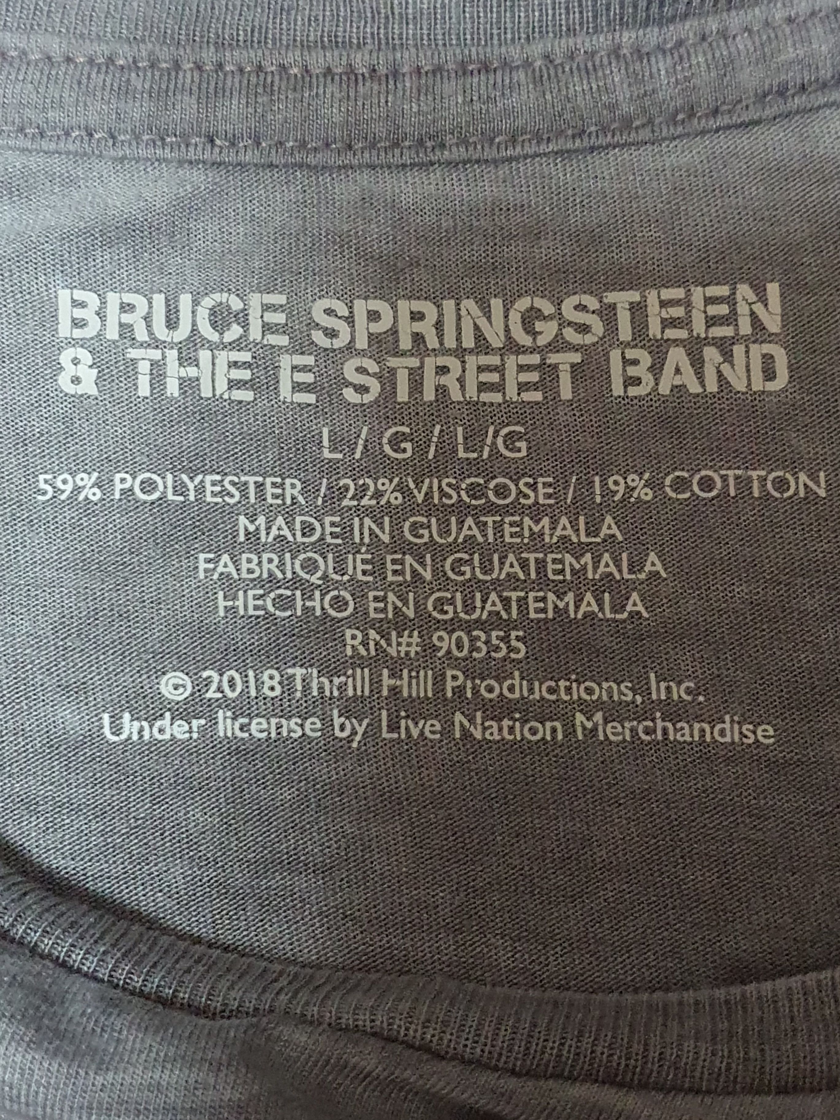 Band Tees × Vintage Bruce Springsteen & The E Street Band Tour 80s Size US L / EU 52-54 / 3 - 3 Thumbnail