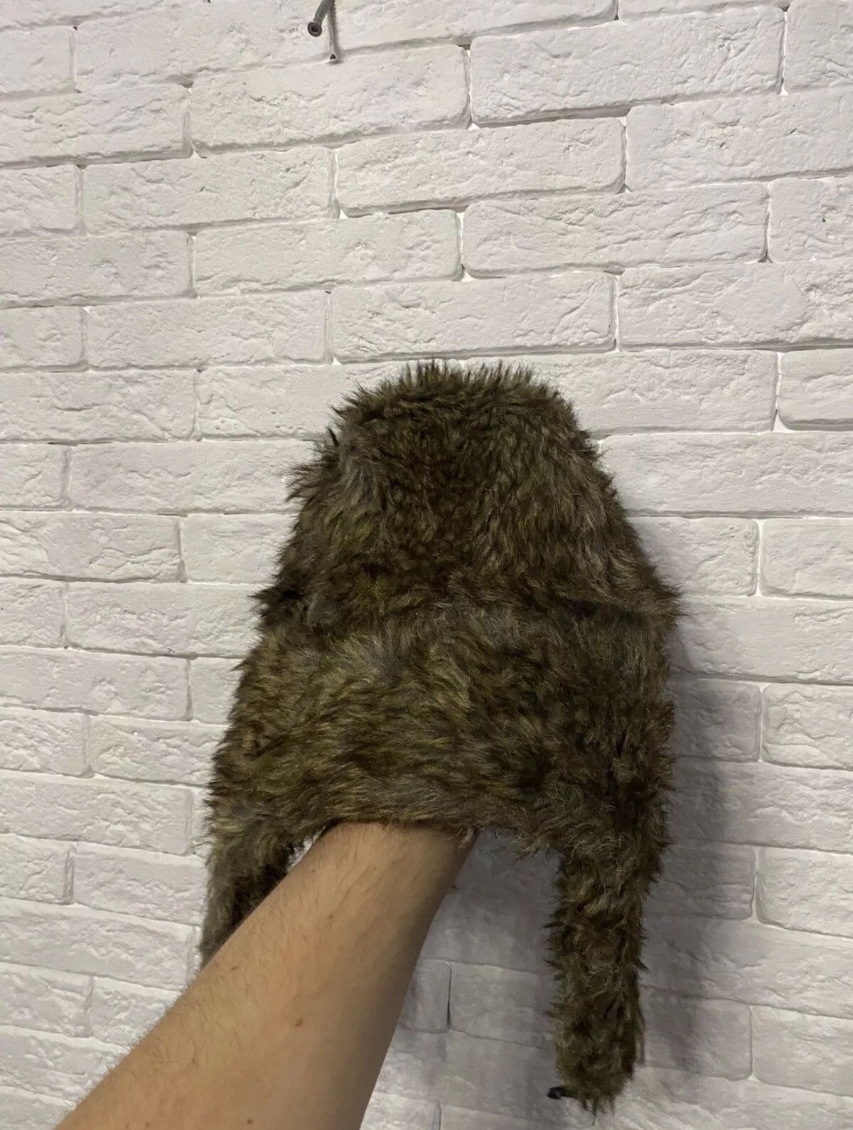 Other Avantgarde Opium Fur Hat "USHANKA" Mohair Y2K Size ONE SIZE - 3 Thumbnail