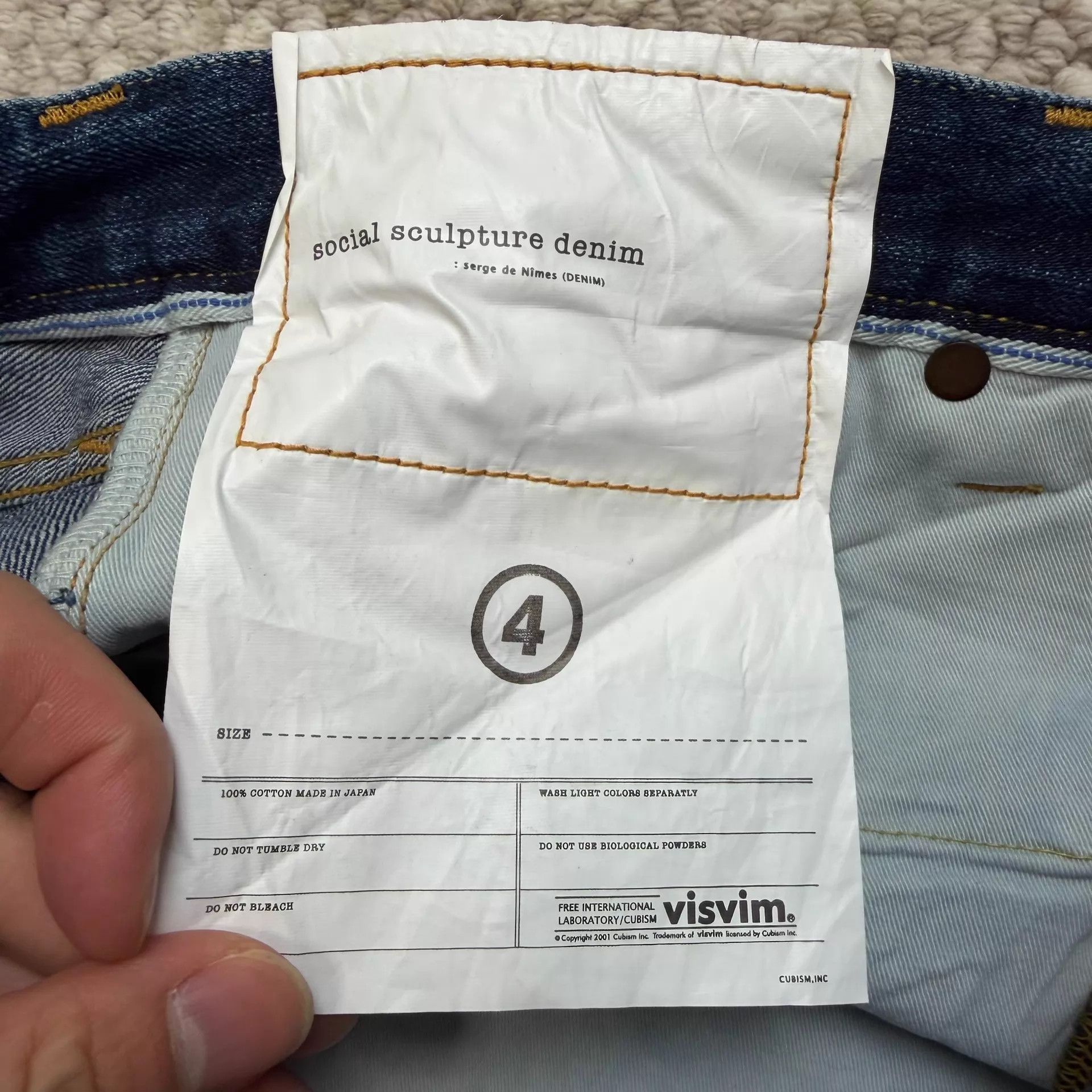 Visvim Visvim 19AW DRY3 Denim Oil Stain Distressed L Pat 4 Size US 34 / EU 50 - 7 Thumbnail