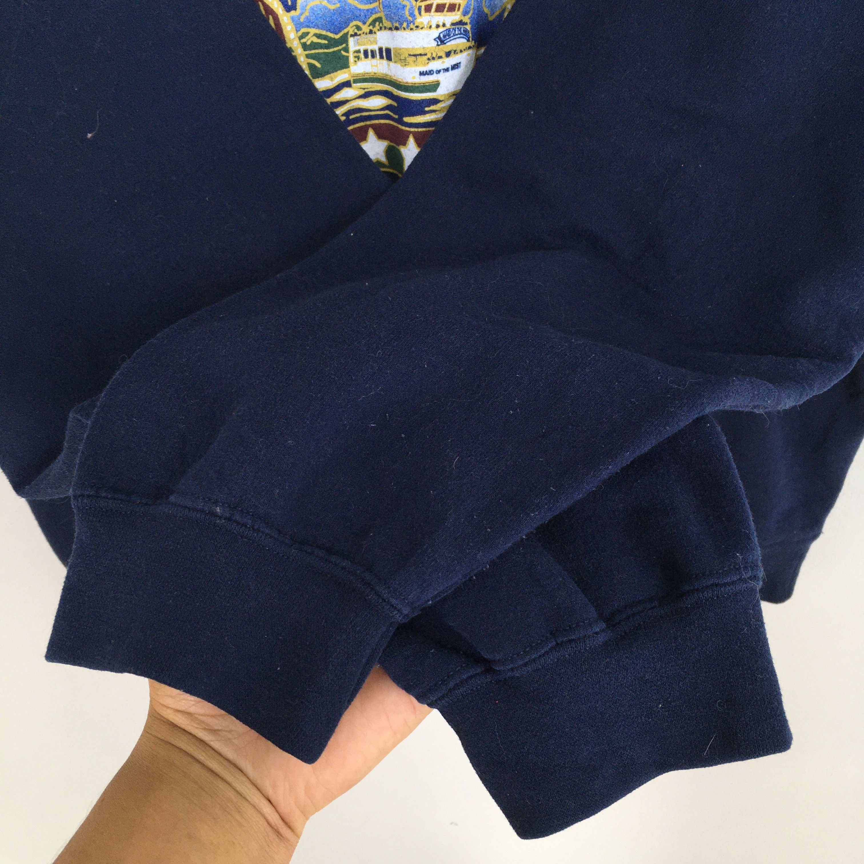 Gildan × Vintage Vintage Y2K Niagara Falls Blue Sweatshirt XLarge Size US XL / EU 56 / 4 - 4 Thumbnail