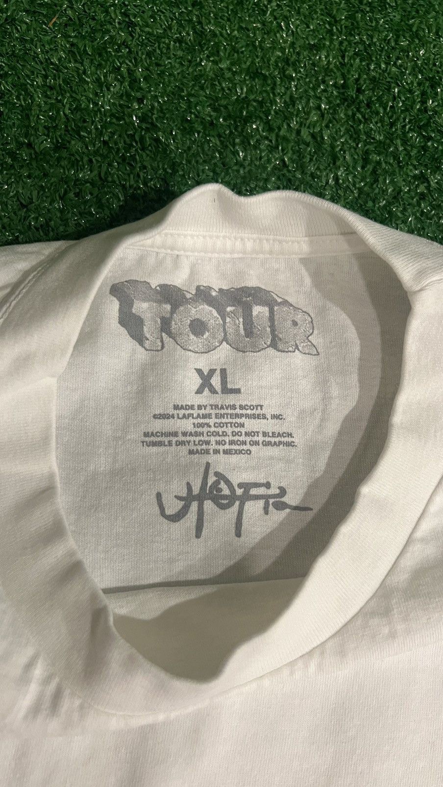 Travis Scott TRAVIS SCOTT METLIFE WHITE TEE NYC **SOLD OUT** Size US XL / EU 56 / 4 - 3 Thumbnail