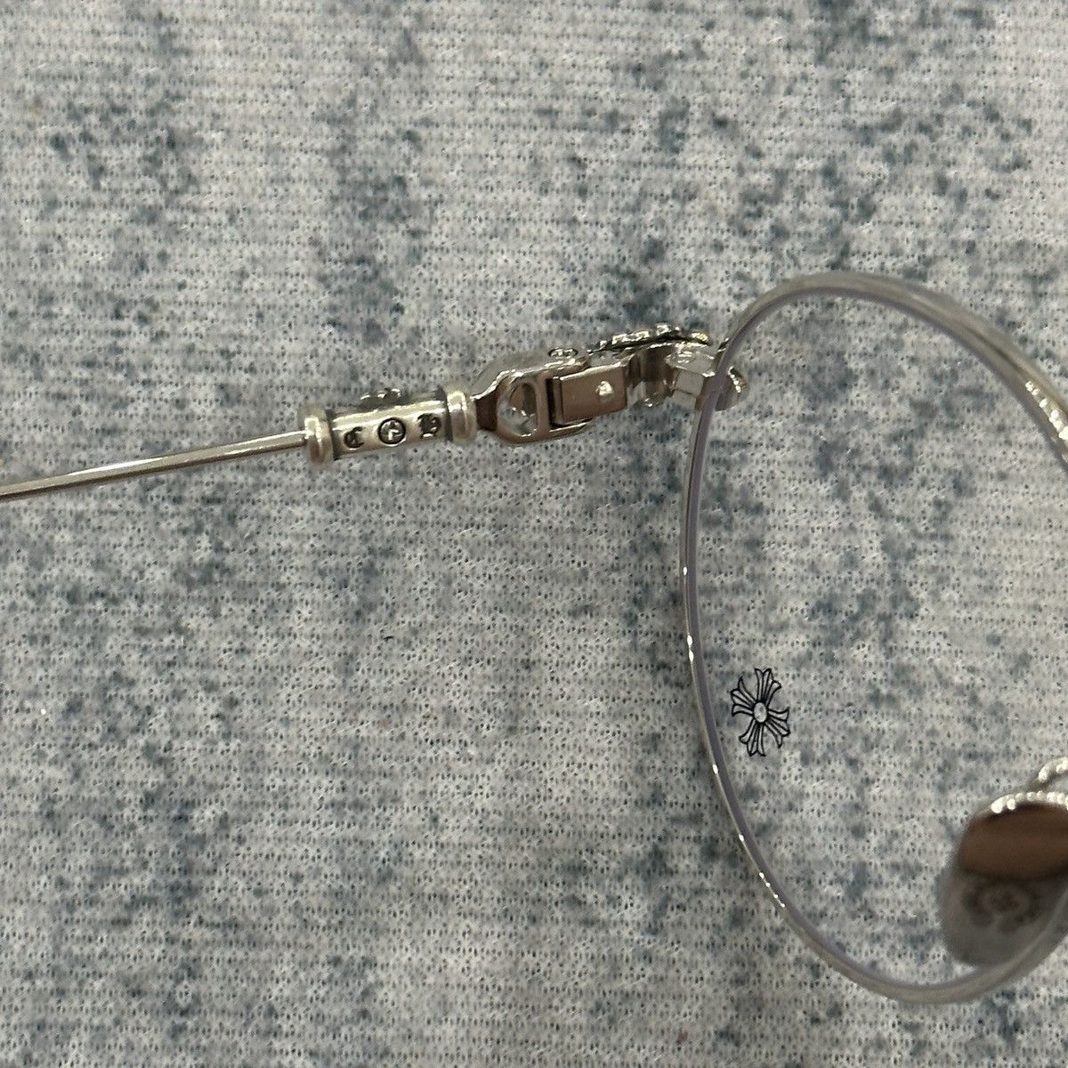 Chrome Hearts CHROME HEARTS BUBBA - A SS/PLASTIC EYEGLASSES Size ONE SIZE - 8 Thumbnail