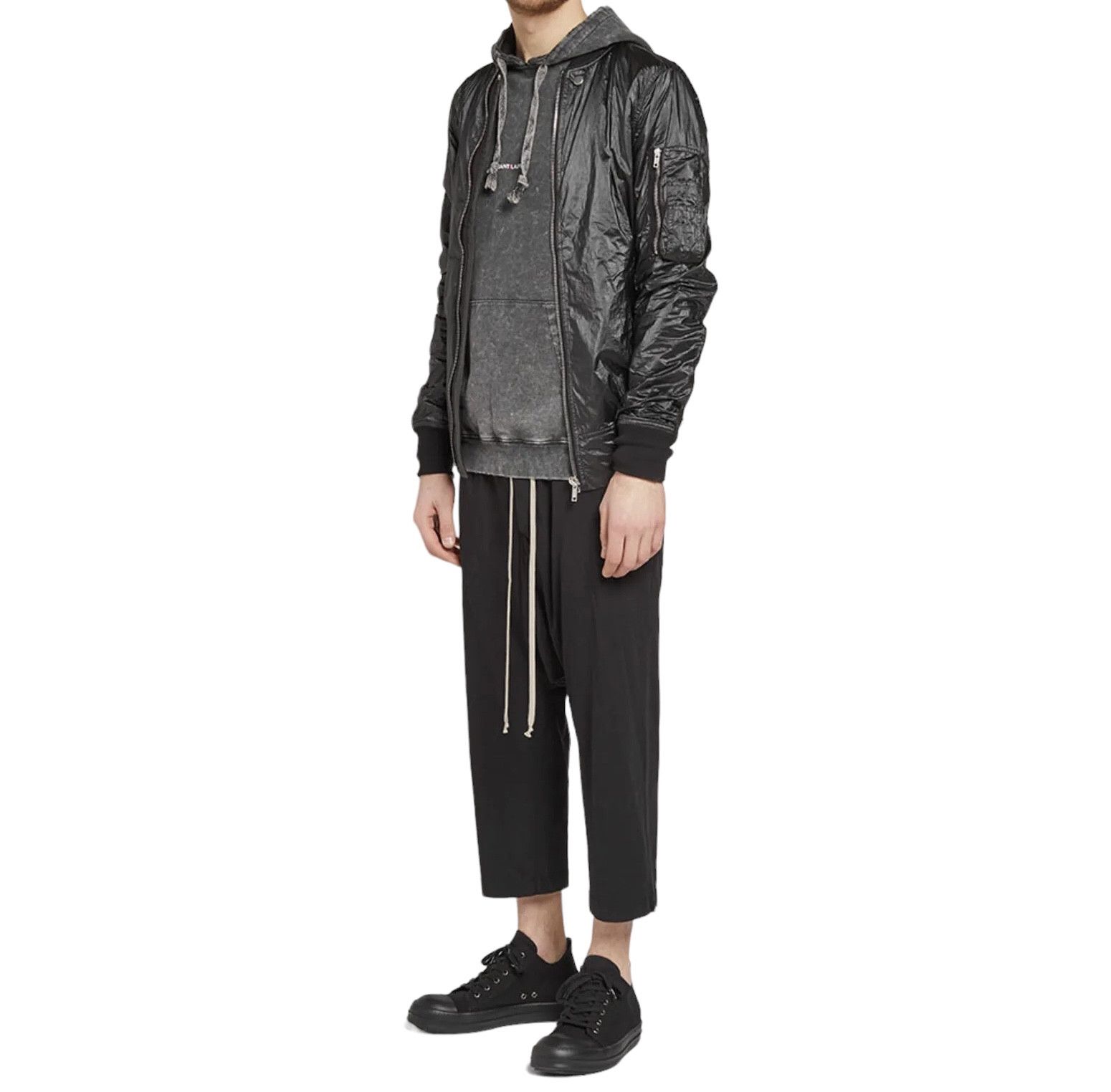 Rick Owens S/S 2018 RICK OWENS DRKSHDW FLIGHT JACKET RAINPROOF Size US L / EU 52-54 / 3 - 6 Thumbnail