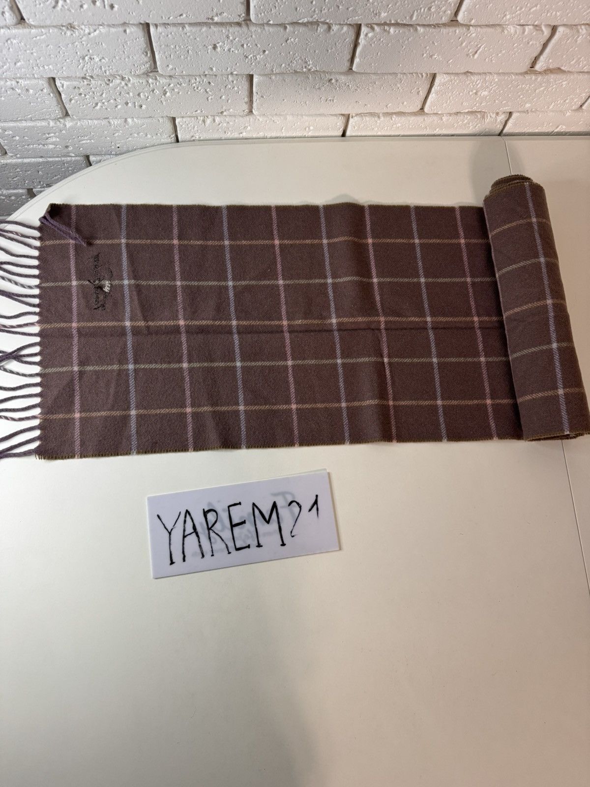 Other Thomas Burberry scarf Size ONE SIZE - 2 Thumbnail