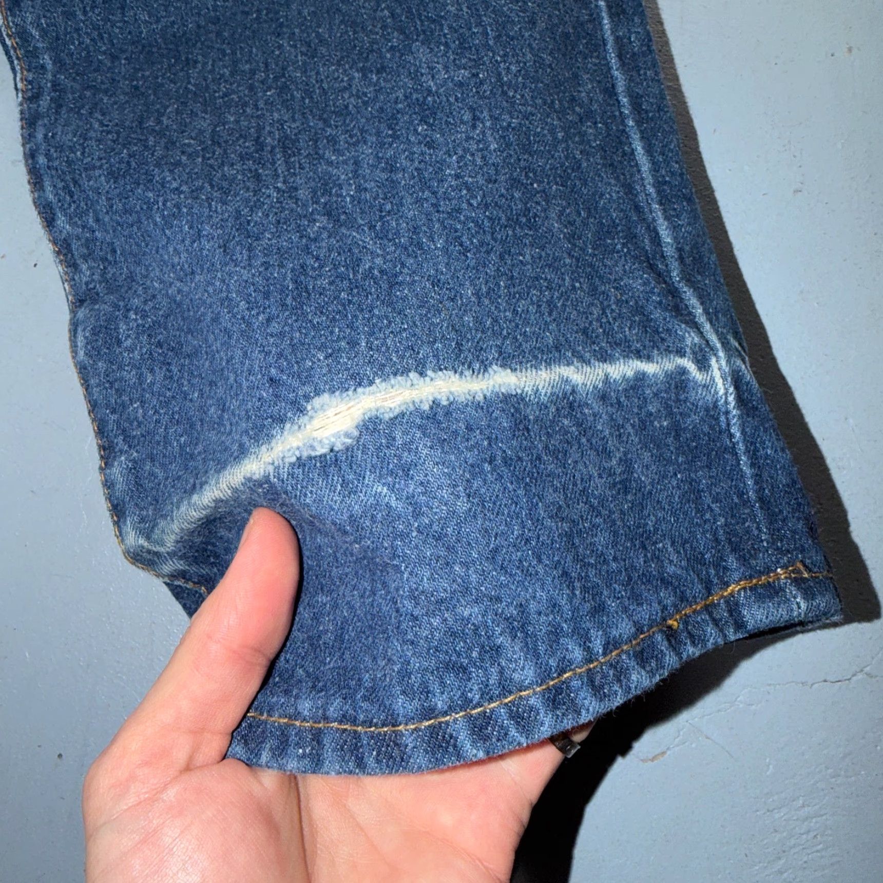 Levi's VINTAGE Levi's 501 Jeans Straight 80s 90s USA High Rise Womens Size 13 Blue 28x31 Size 34" / US 12 / IT 48 - 4 Thumbnail