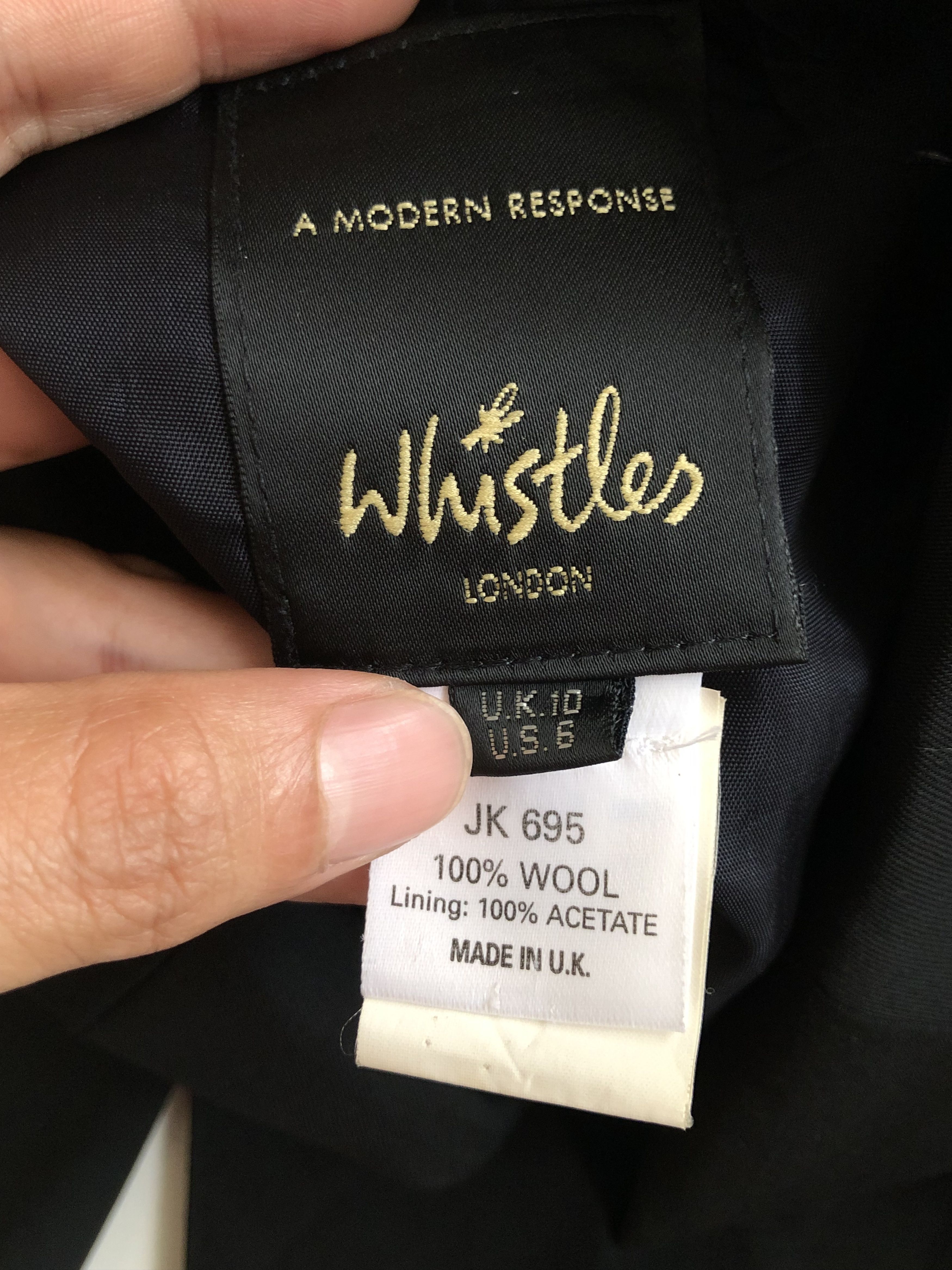 Whistles WHISTLES LIGHT MID WOOL COAT MADE IN UK Size M / US 6-8 / IT 42-44 - 7 Thumbnail