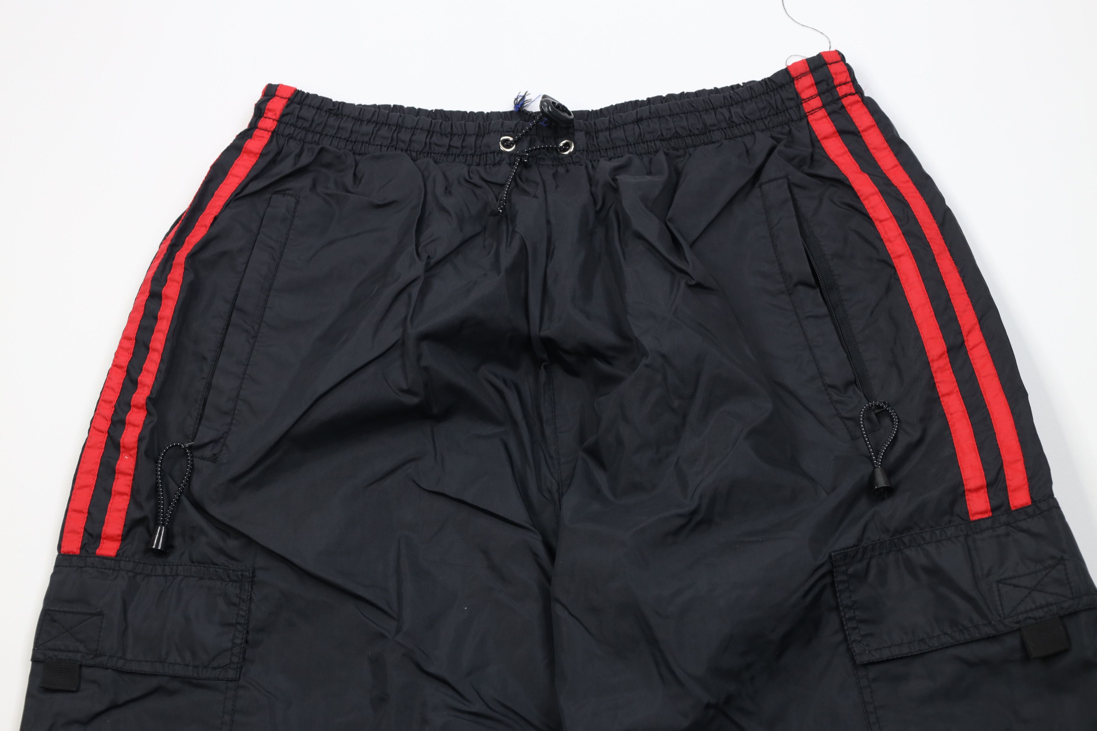 Vintage Vintage 90s Chiefs Football Wide Leg Windbreaker Cargo Pants Size US 36 / EU 52 - 2 Thumbnail