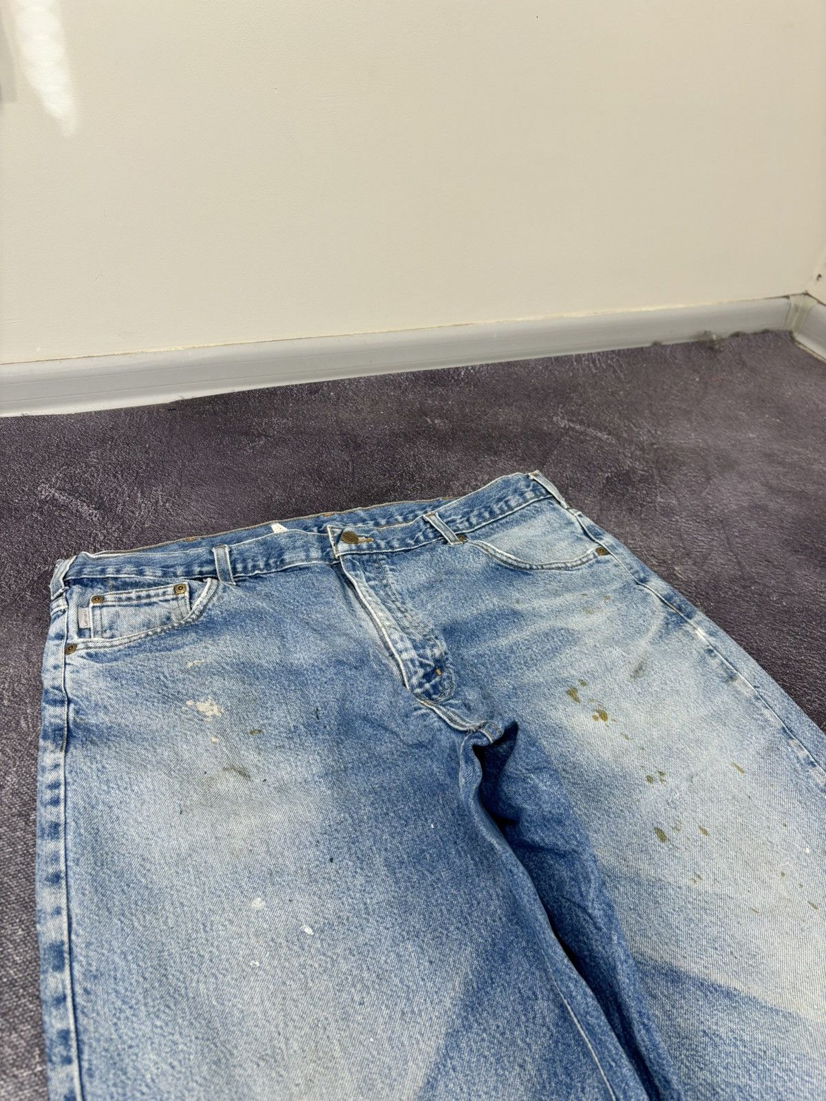 Carhartt Vintage Carhartt Faded Blue USA Denim Hype Baggy Jeans Size US 40 / EU 56 - 12 Thumbnail