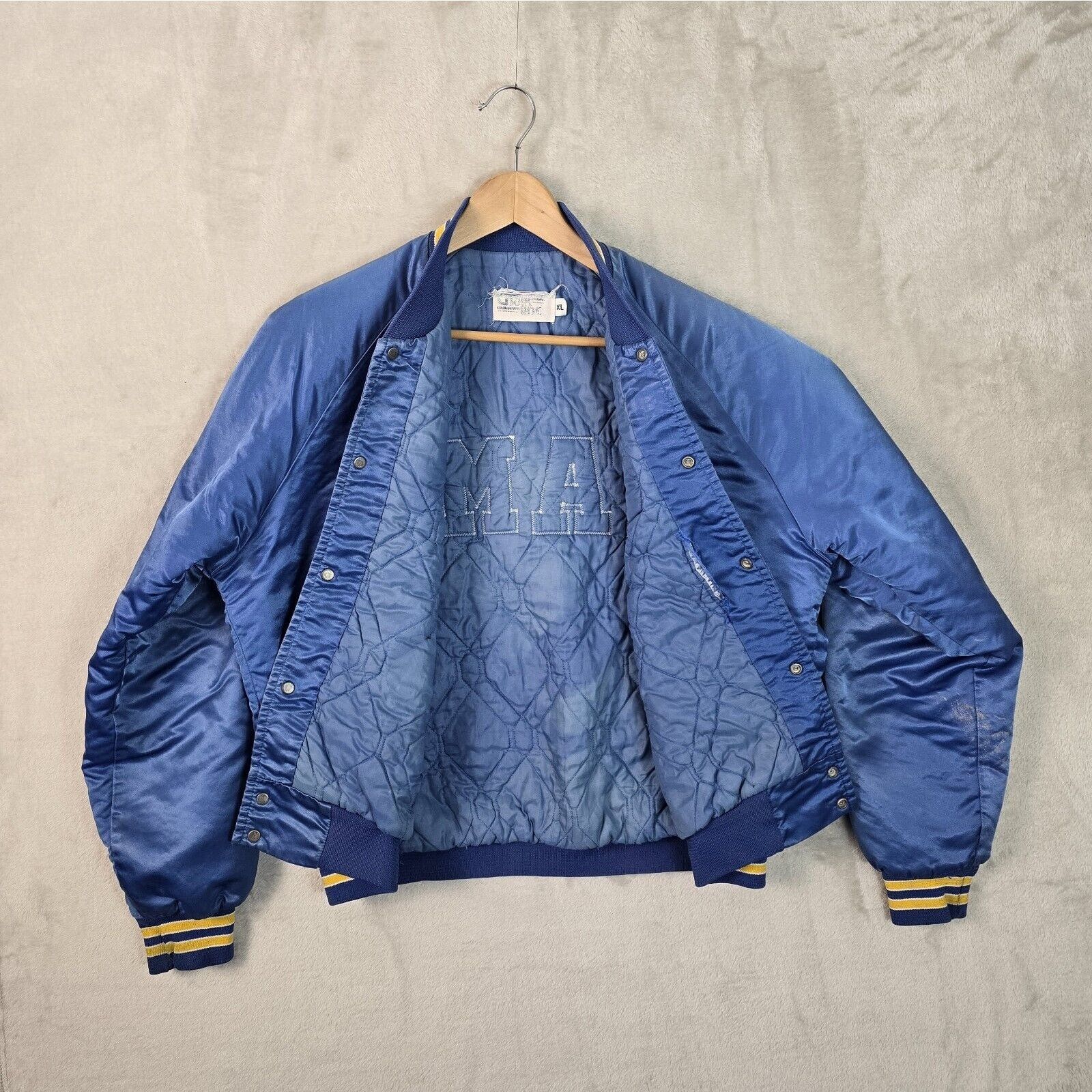 Chalk Line Vintage 80s Chalk Line Los Angeles Rams Bomber Jacket XL Size US XL / EU 56 / 4 - 7 Thumbnail