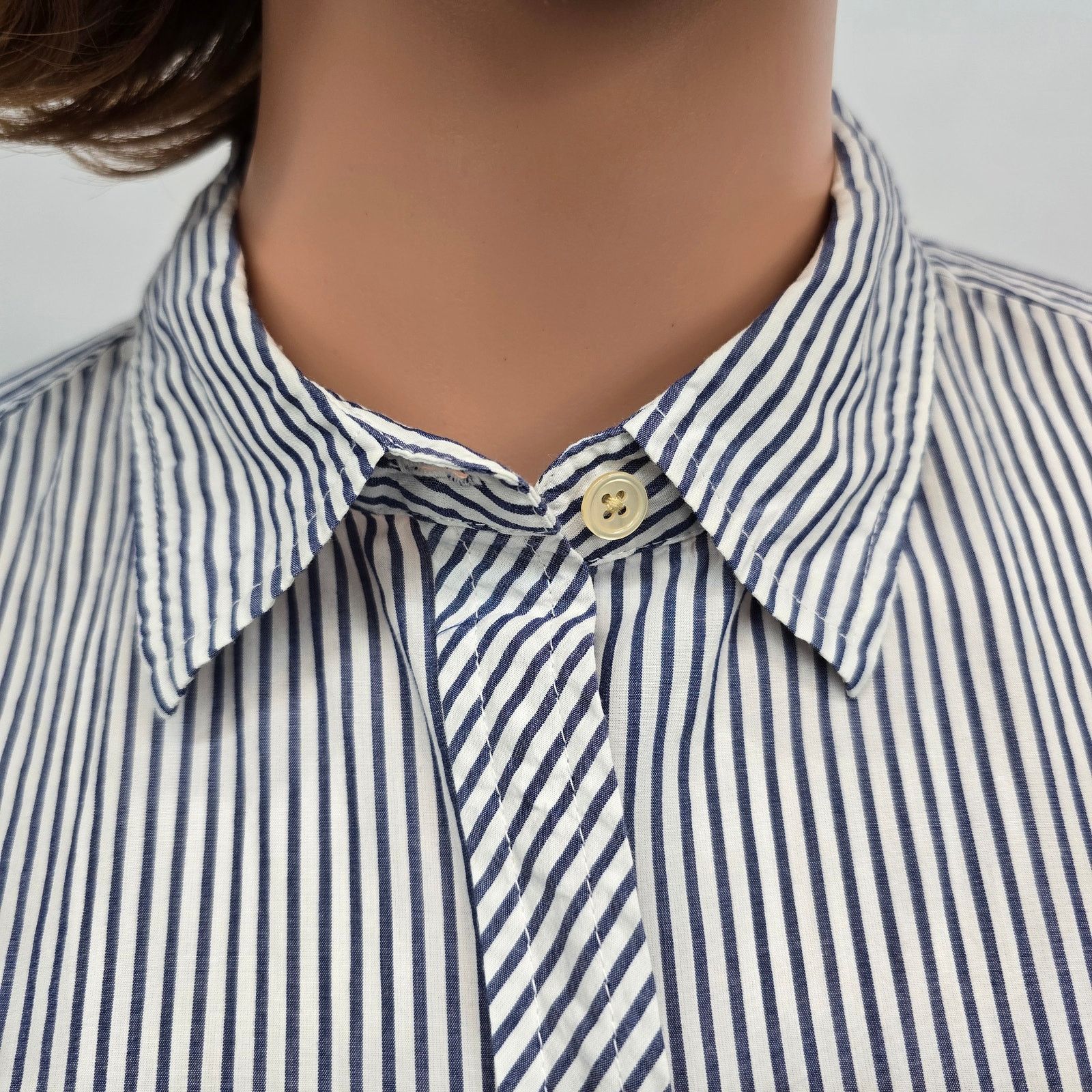 L.L. Bean LL Bean Long Sleeve Button-up Shirt Striped Women 8P Cotton Size M / US 6-8 / IT 42-44 - 4 Thumbnail