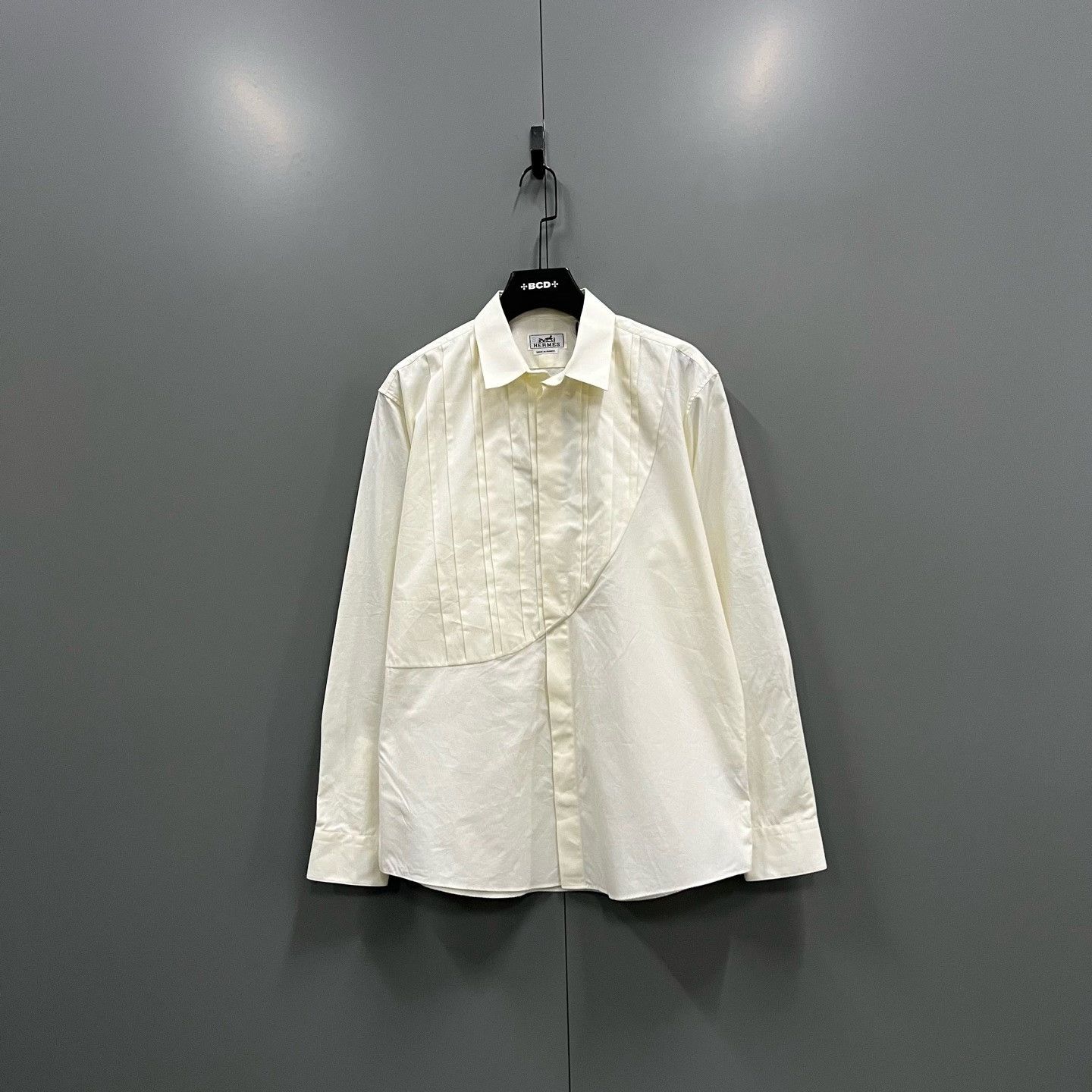Hermes Hermes Patchwork White Shirt xs Men Size US XS / EU 42 / 0 - 1 Thumbnail