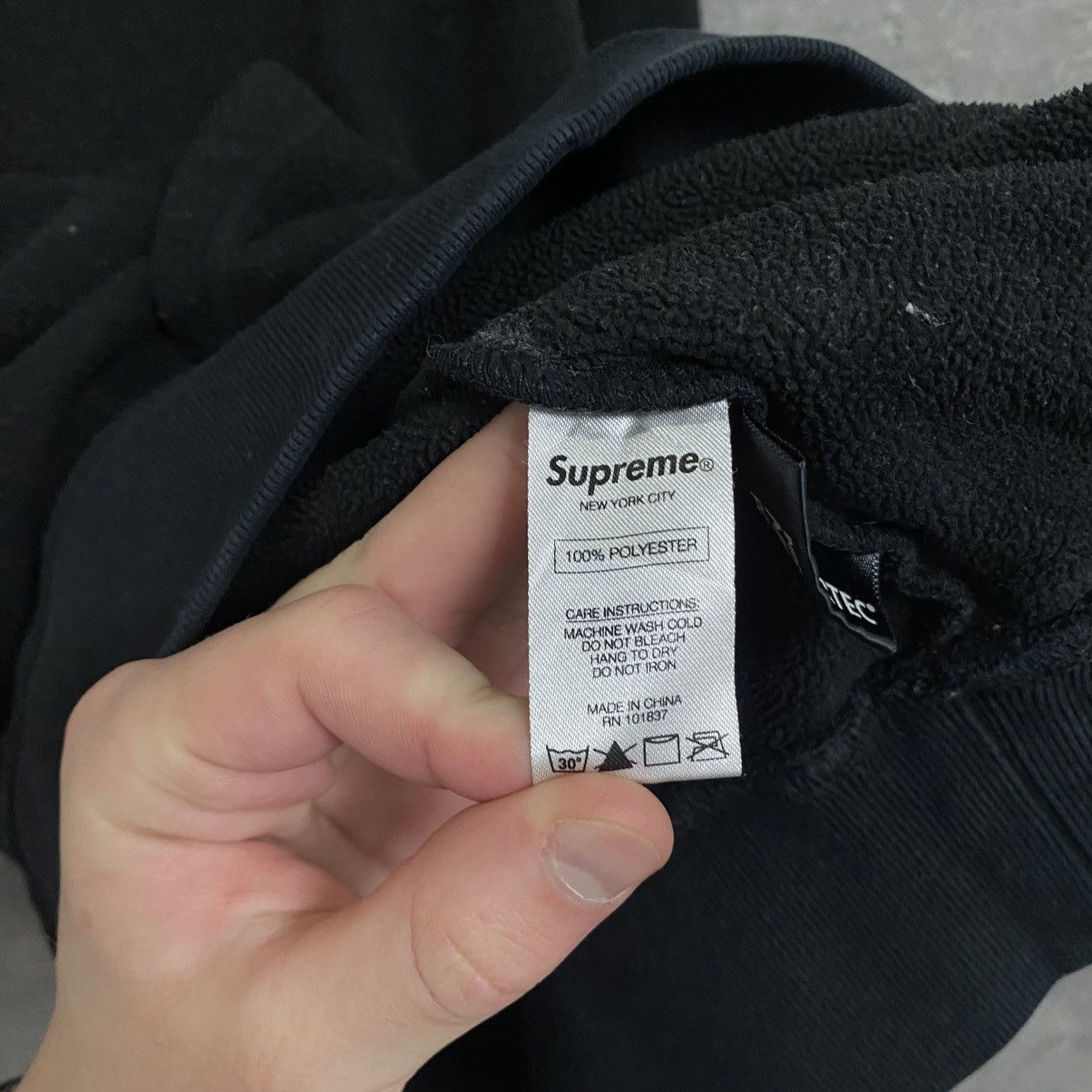 Supreme Supreme Polartec Fleece Hoodie Size US M / EU 48-50 / 2 - 11 Thumbnail