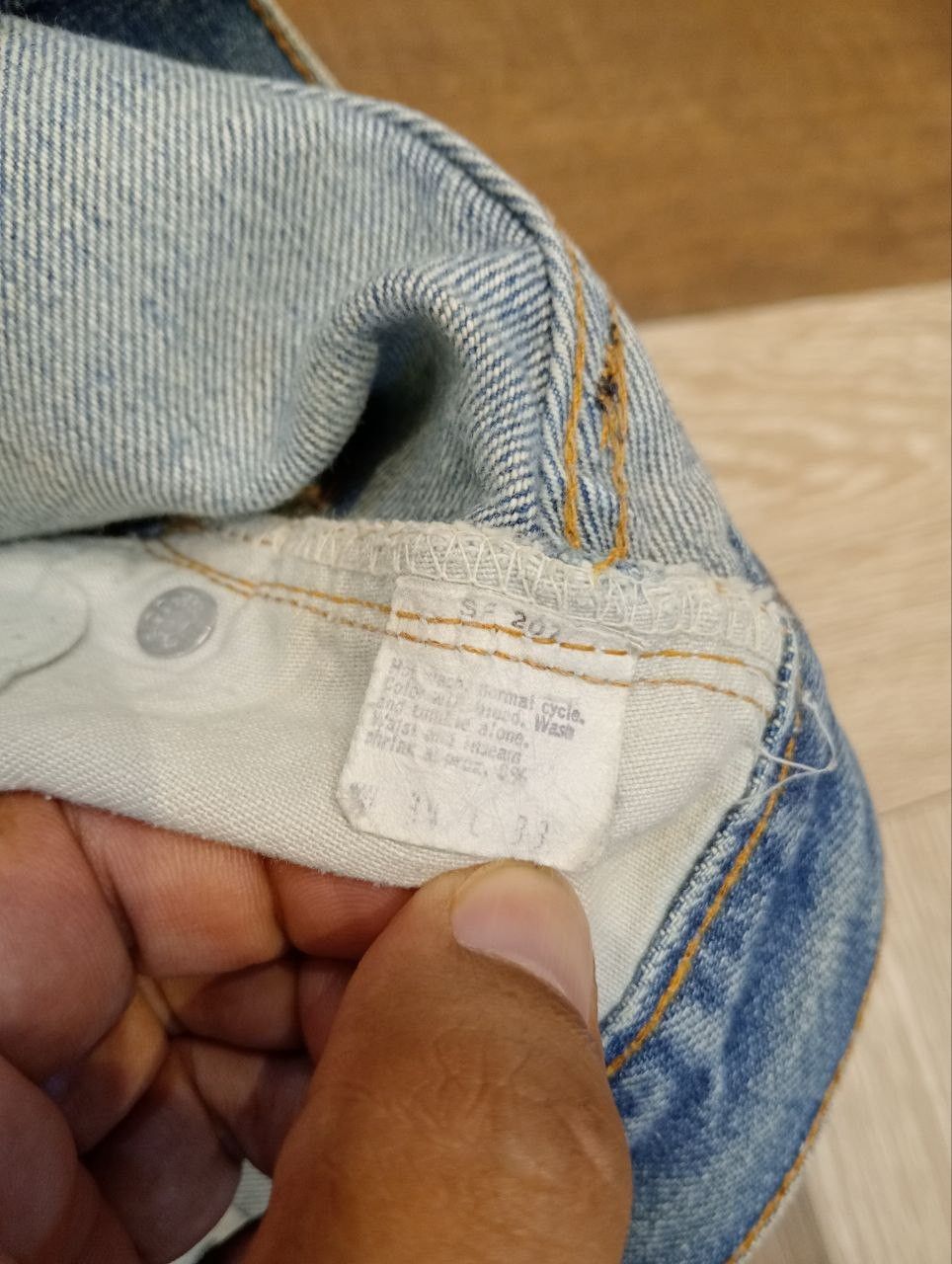 Levi's LEVI'S VINTAGE 501 REDLINE TOP #6 SELVEDGE DISTRESSED DENIM Size US 34 / EU 50 - 10 Thumbnail