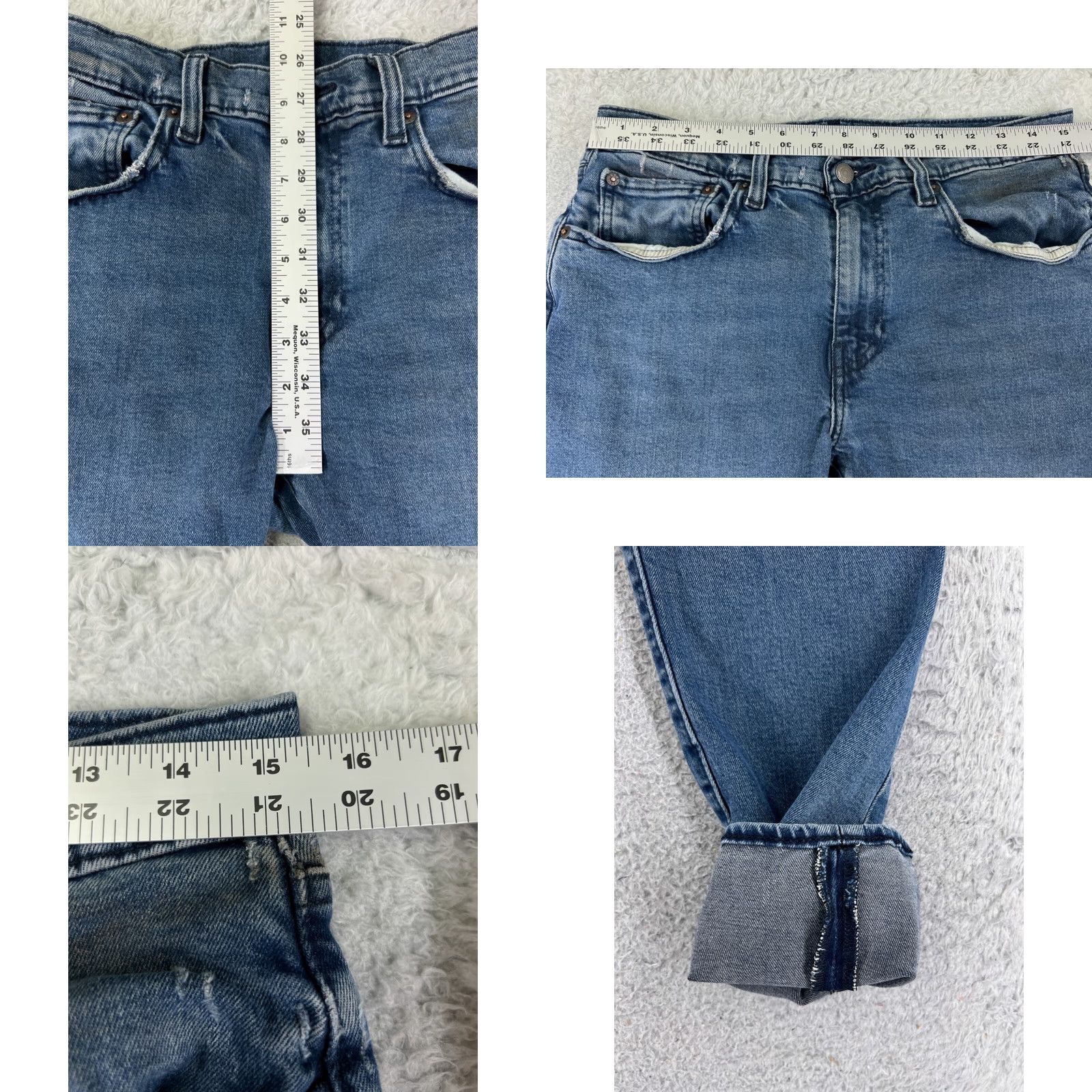 Levi's Levi's Jeans Adult 32 Blue Denim 512 Premium Big E Slim Tapered 30x28 Size US 32 / EU 48 - 9 Thumbnail