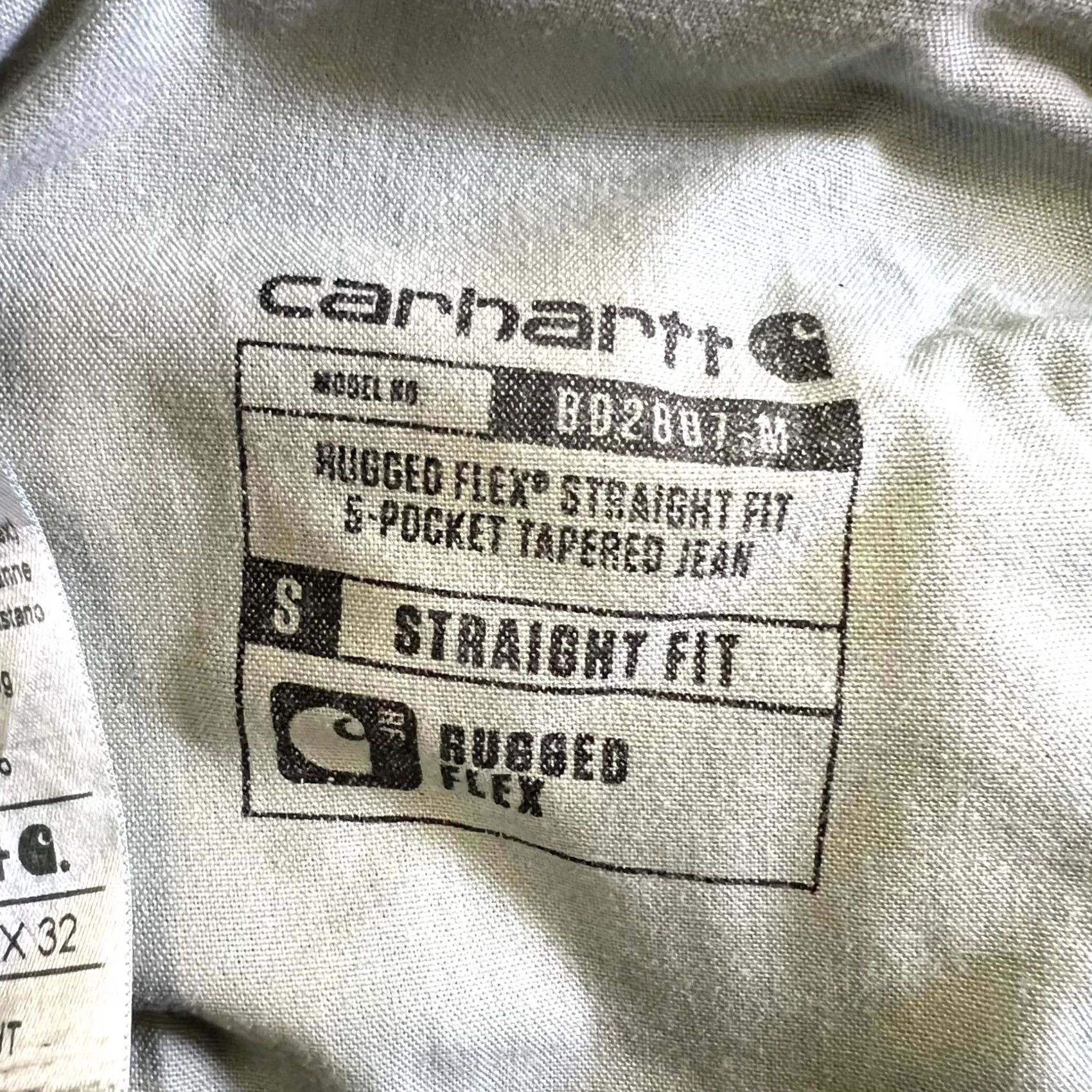 Carhartt Carhartt Mens Jeans Blue Denim 32x32 Rugged Flex Straight Fit 5-Pocket Workwear Jeans Size US 32 / EU 48 - 5 Thumbnail
