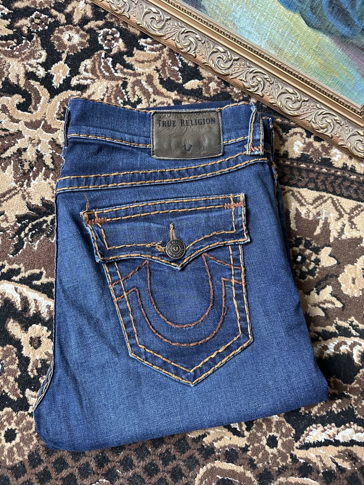 Japanese Brand True Religion Pants Denim Size US 36 / EU 52 - 11 Thumbnail