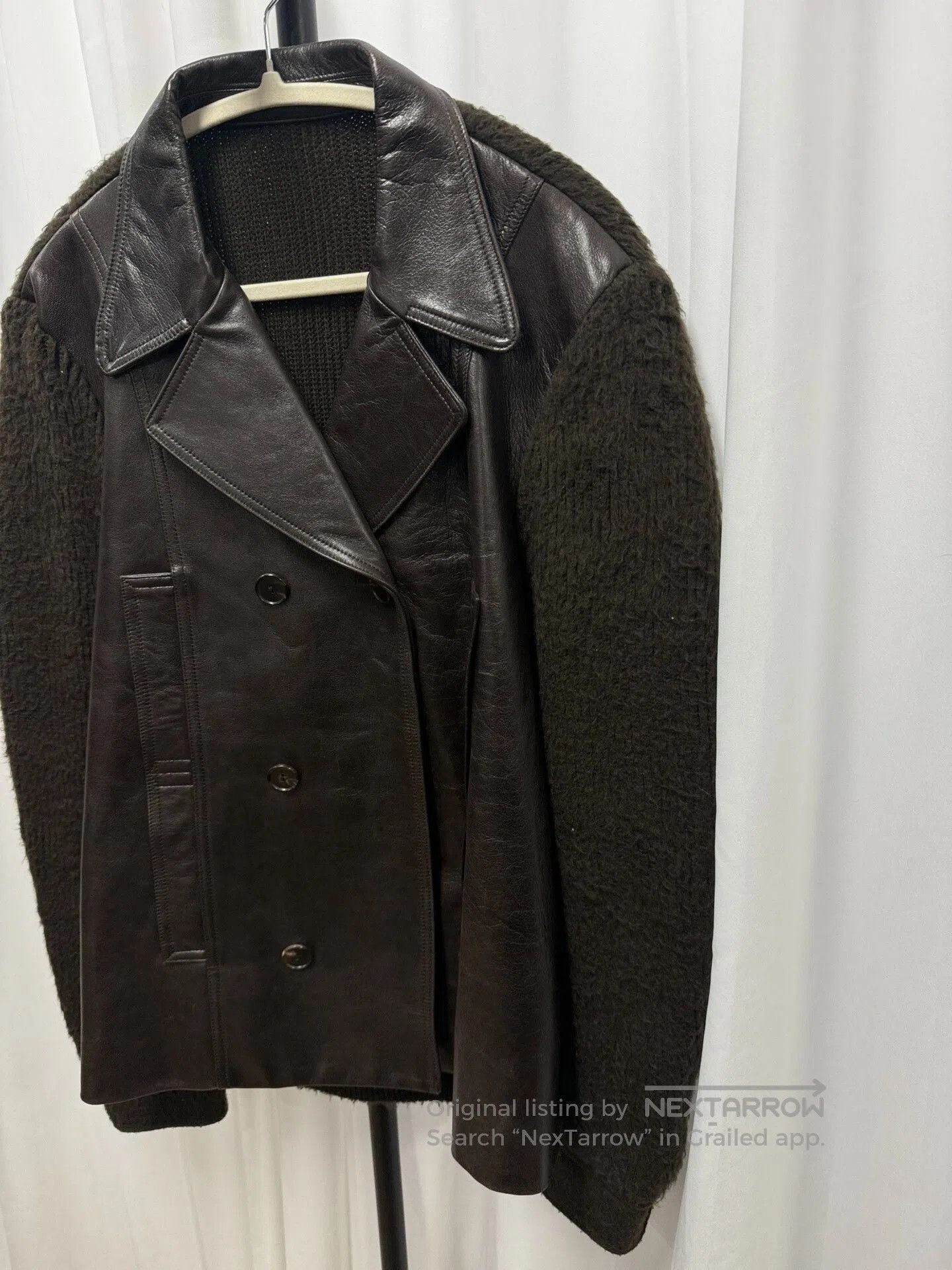 Number (N)ine Number (N)ine 03AW Leather Blazer. Size US L / EU 52-54 / 3 - 4 Thumbnail