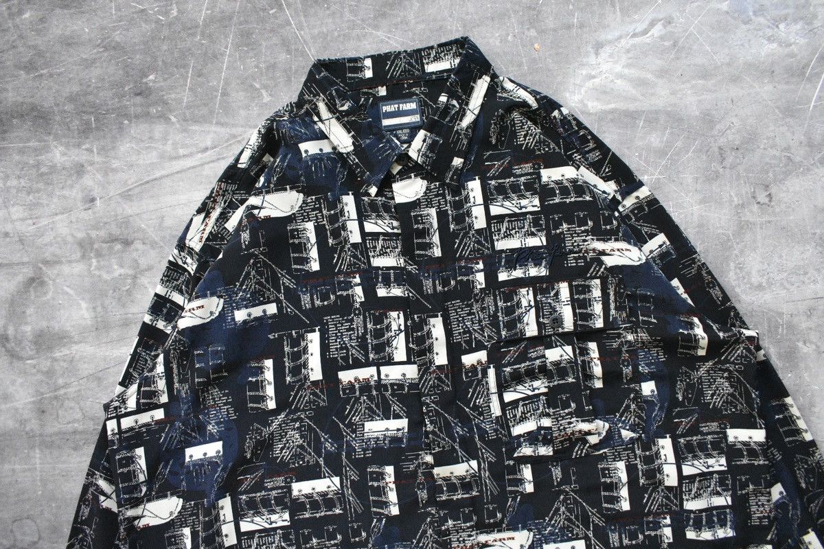 Phat Farm × Vintage Vintage Y2K Phat Farm Long Sleeve Buttondown Shirt (XXL) Size US XXL / EU 58 / 5 - 3 Thumbnail