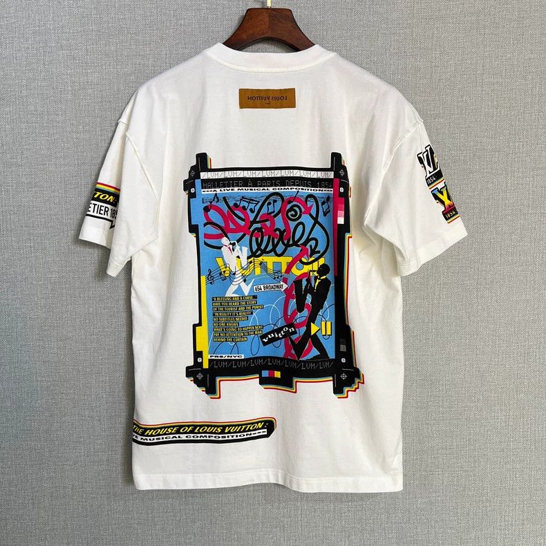 Louis Vuitton Louis Vuitton White band print short sleeve 2504-Nextarrow Size US M / EU 48-50 / 2 - 2 Thumbnail