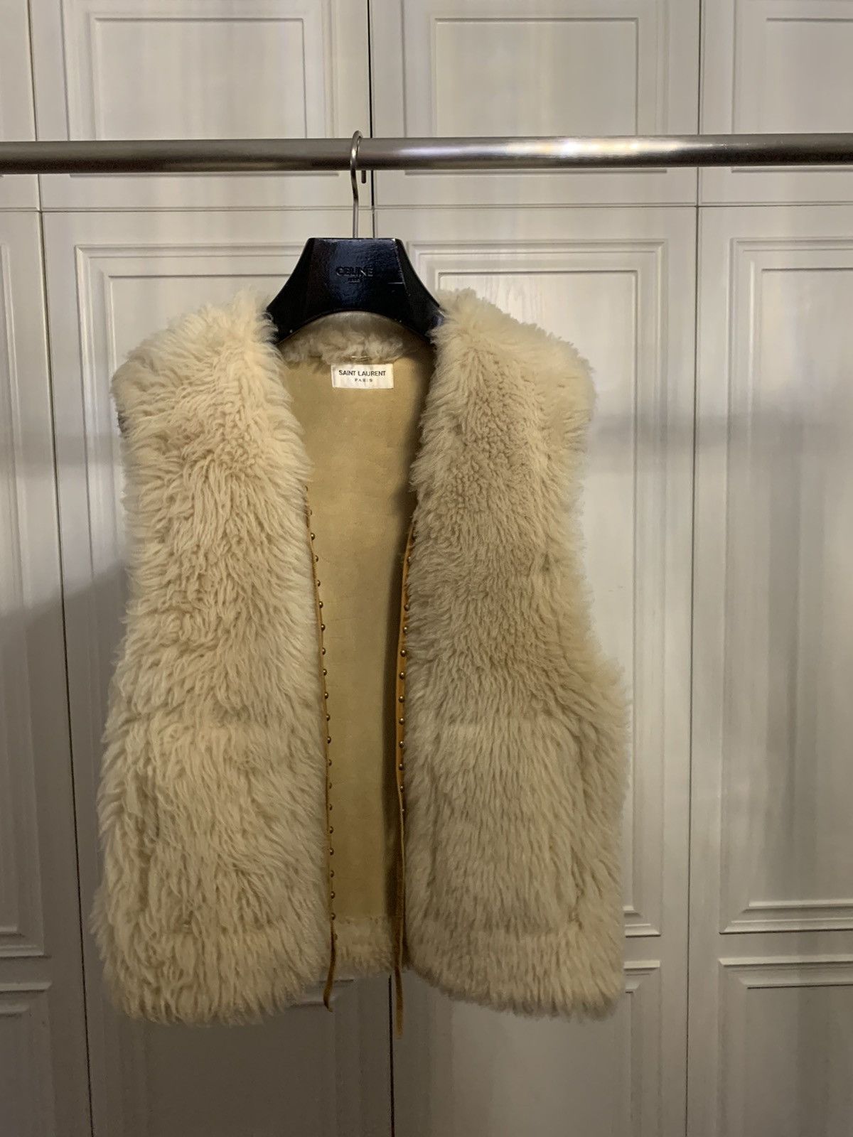 Saint Laurent Paris Saint Laurent 2015SS Shearling vest Size US S / EU 44-46 / 1 - 1 Thumbnail