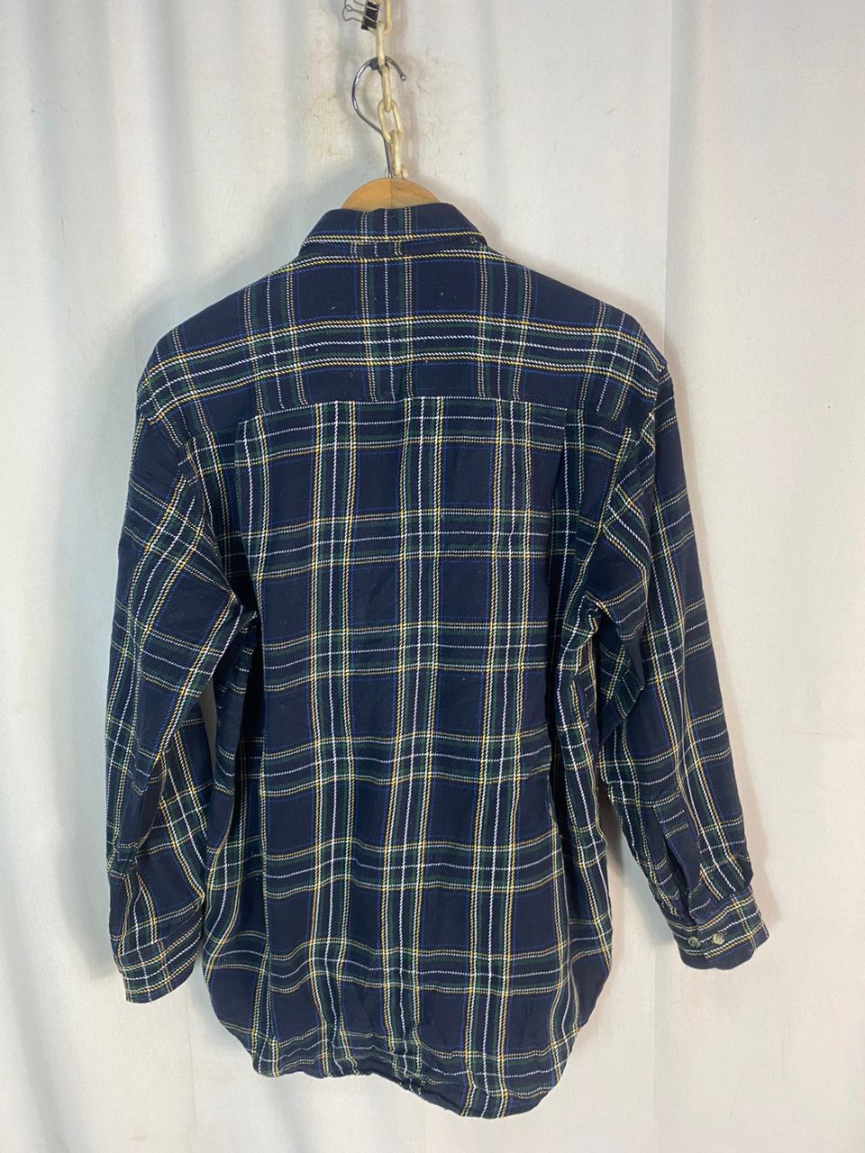 Flannel × Japanese Brand × Vintage Vintage Lip gloss wool flannel button up shirt Size US L / EU 52-54 / 3 - 10 Thumbnail