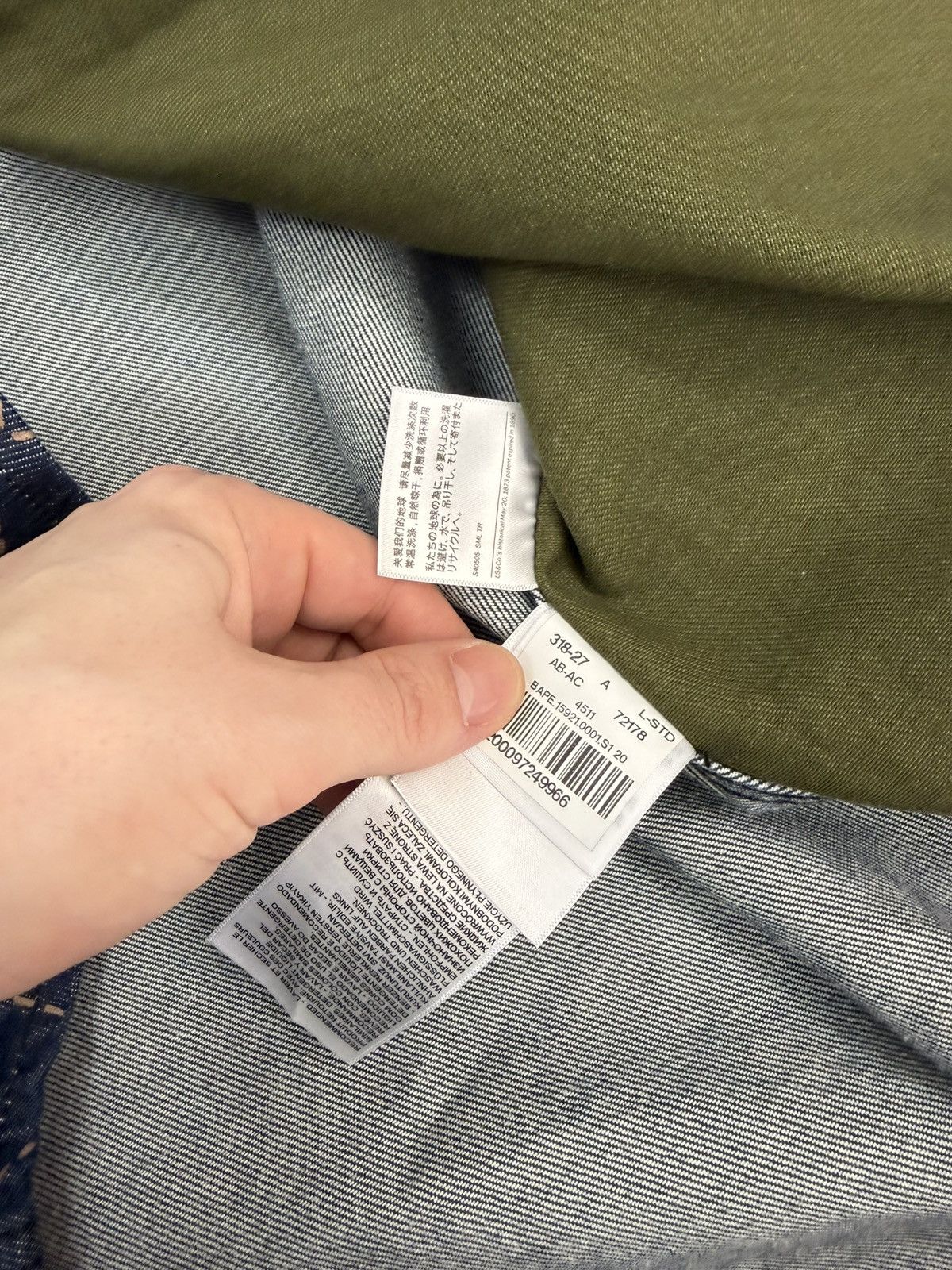 Bape × Levi's Bape x Levi's Denim Jacket Multi Camo Size US L / EU 52-54 / 3 - 7 Thumbnail
