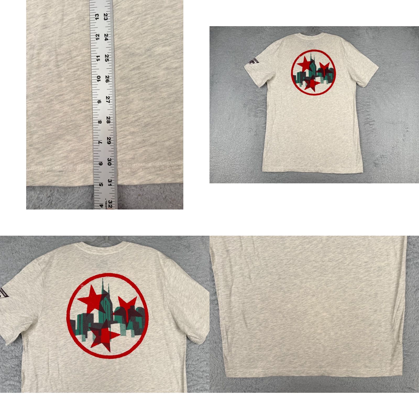 Vintage Nashville Grand Prix Shirt Legends Global Merchandise Adult Large Beige Short Sleeve Crew Neck Indycar Indy T-Shirt Car Racing Logo Men’s Large Beige Size US L / EU 52-54 / 3 - 9 Thumbnail