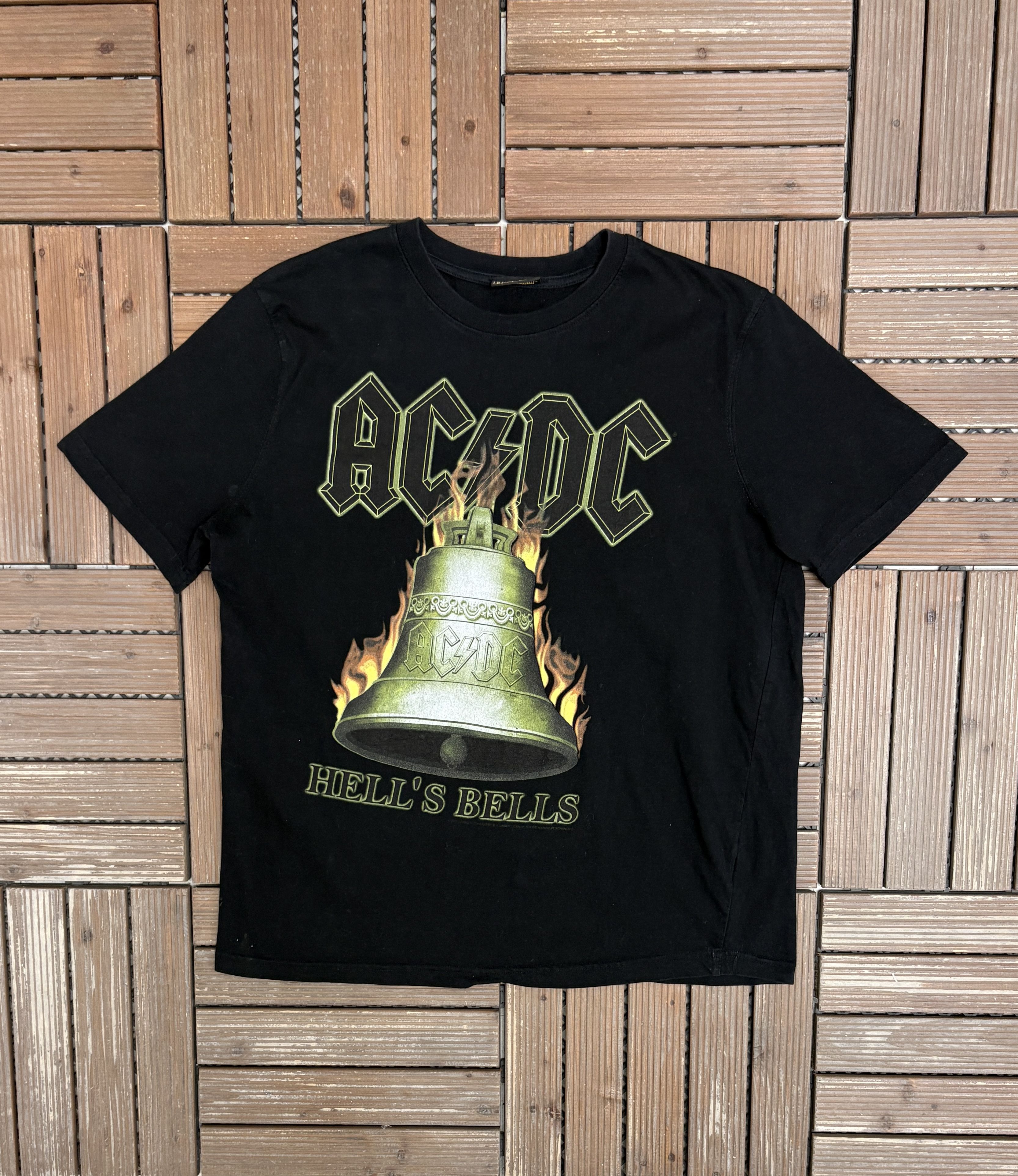 Vintage AC/DC Hell's Bells Vintage Black T-Shirt Tee Size US L / EU 52-54 / 3 - 1 Thumbnail