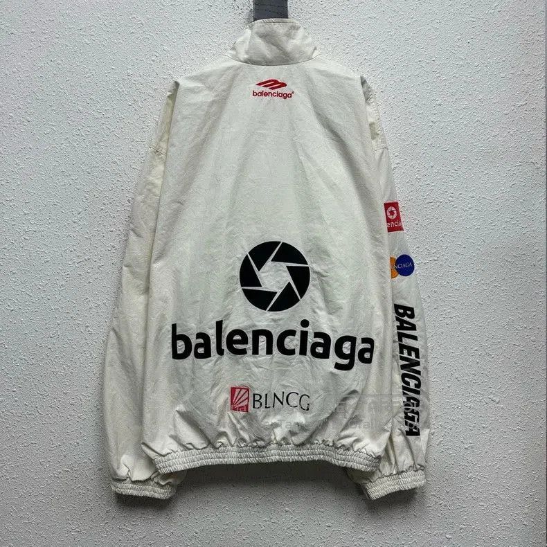 Balenciaga Balenciaga 24 White Racing Logo Jacket. Size US S / EU 44-46 / 1 - 2 Thumbnail