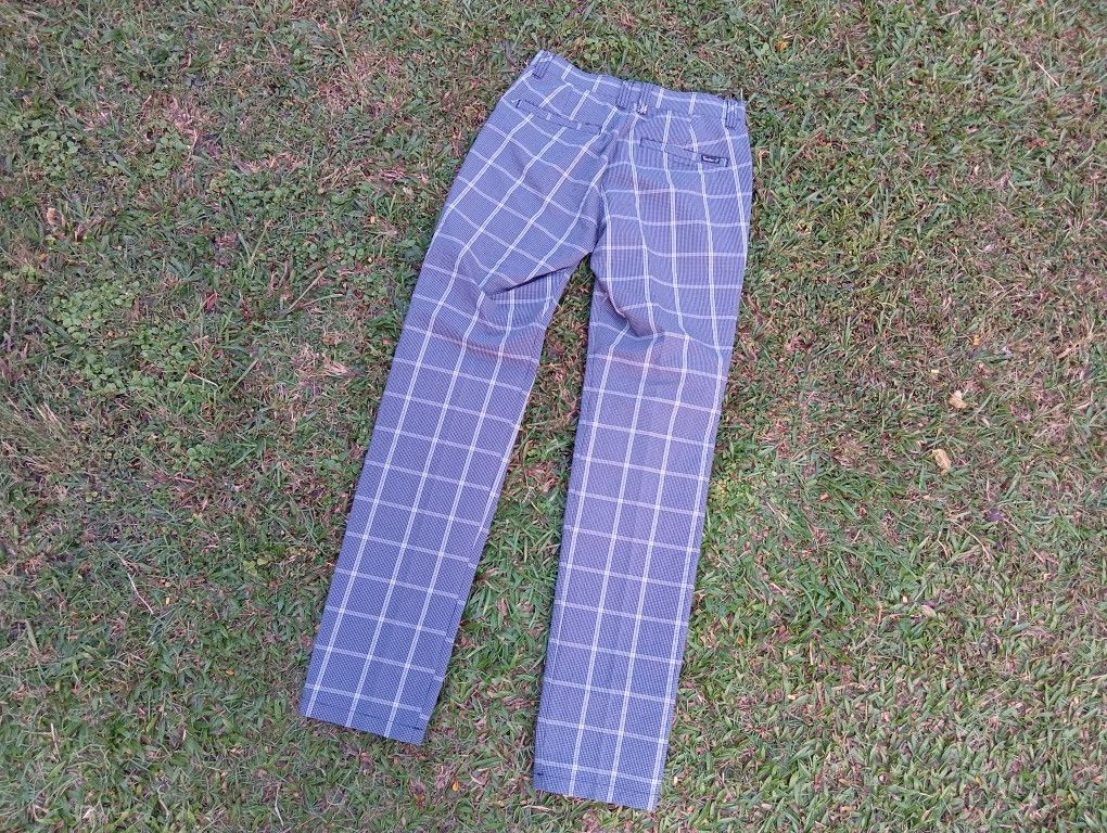 Paradise Paradiso 🦜Checkered Golf Pants 🏌️⛳ Size US 28 / EU 44 - 4 Thumbnail