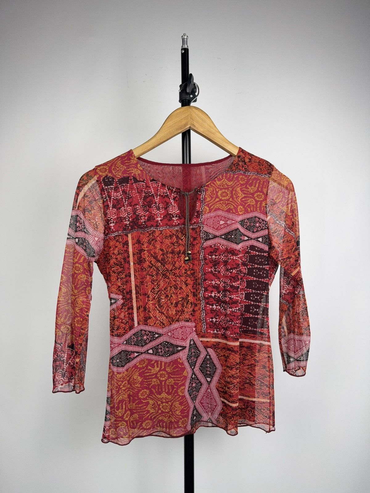 Japanese Brand Avant-Garde Japanese 00s Mesh Top Jean Paul Gaultier Style Size S / US 4 / IT 40 - 1 Thumbnail