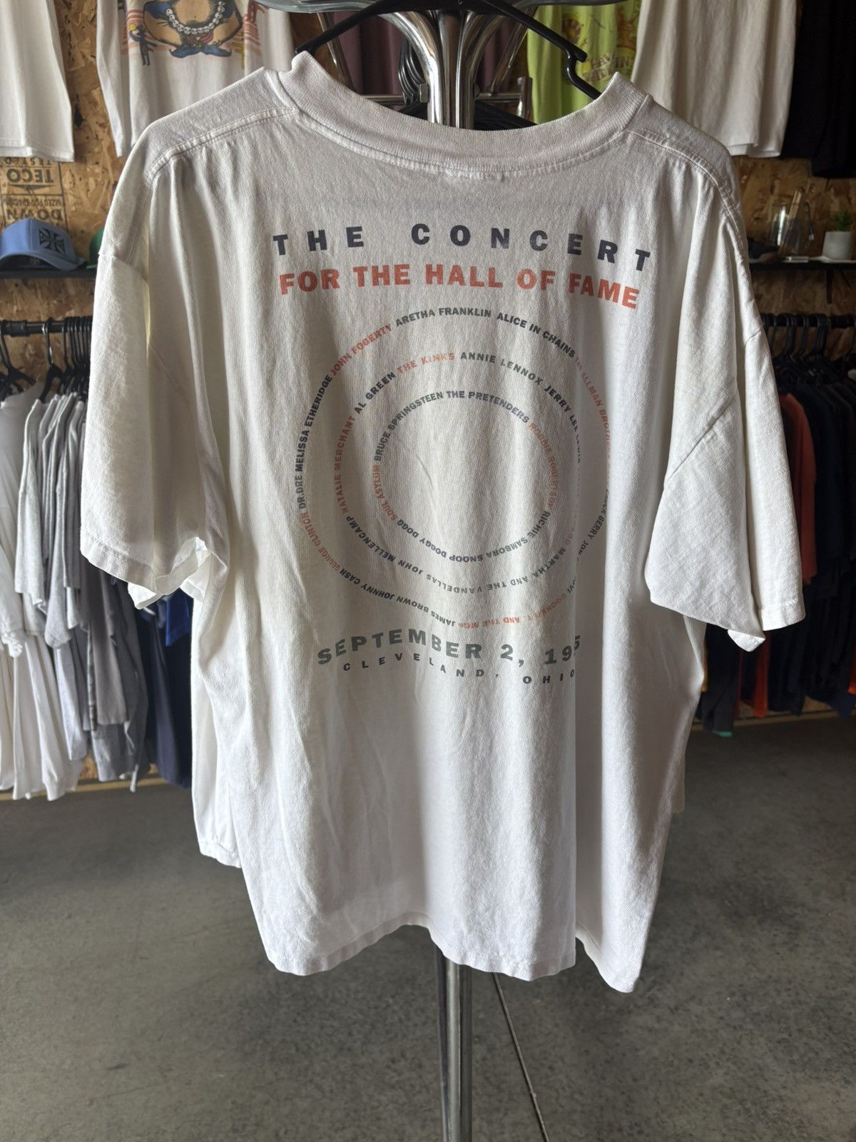 Band Tees 1995 Rock and Roll Hall Of Fame Concert T-Shirt Size US XL / EU 56 / 4 - 2 Thumbnail