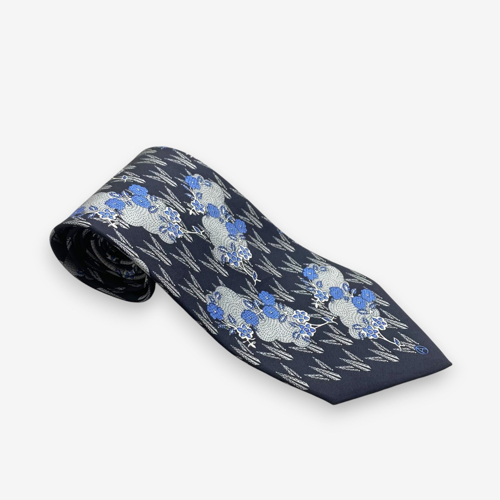 Japanese Brand Vintage Arnys SILK Necktie Cravate Pure Silk Neck Tie Size ONE SIZE - 1 Thumbnail