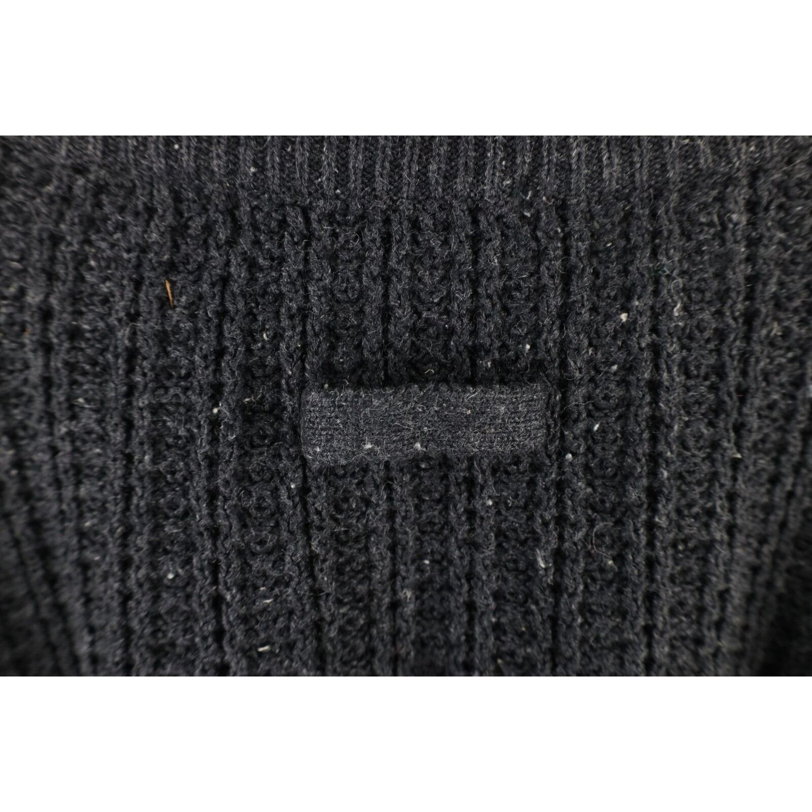 Vintage Vintage 90s Streetwear Blank Ribbed Knit Boxy Fit Sweater Size US L / EU 52-54 / 3 - 9 Thumbnail