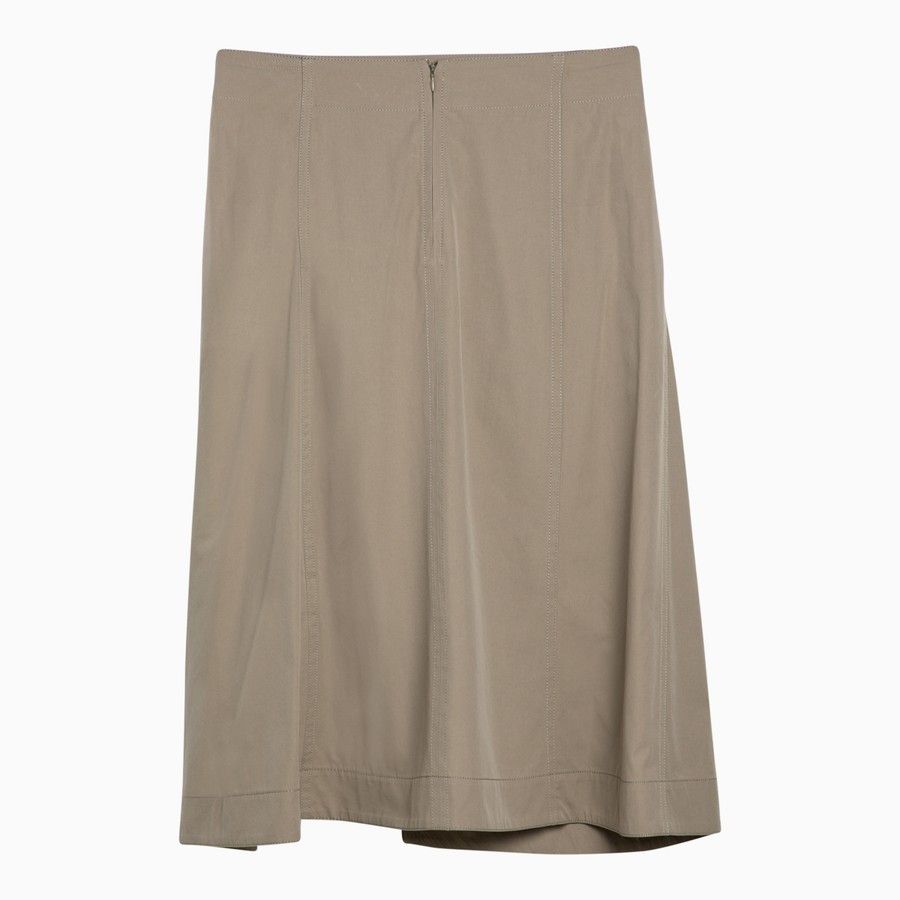 Bottega Veneta o1d2blof0824 Midi Skirt in Sand Size 27" / US 4 / IT 40 - 2 Thumbnail